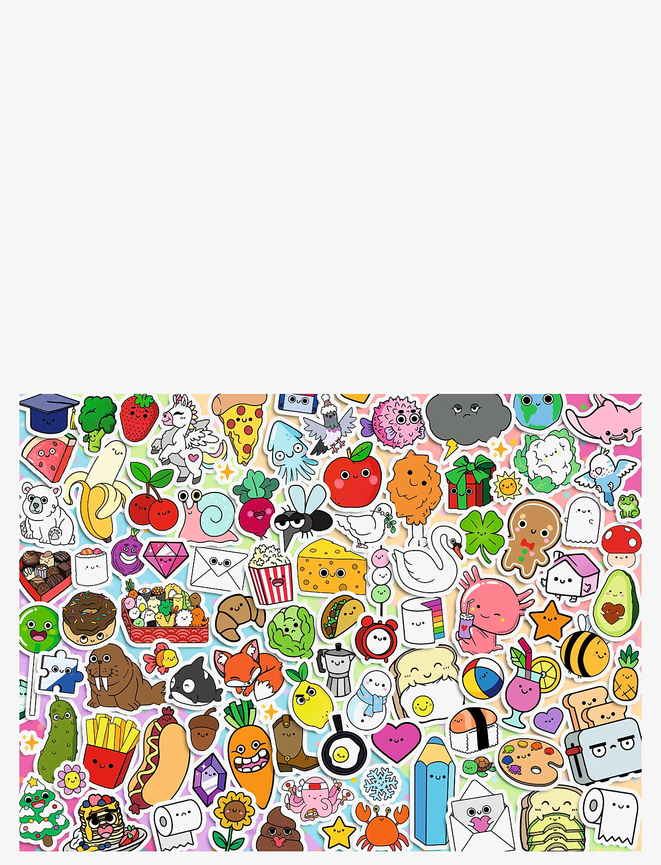 Ravensburger - Cute Kawaii Chaos 500p - klassiska pussel - multi coloured - 1