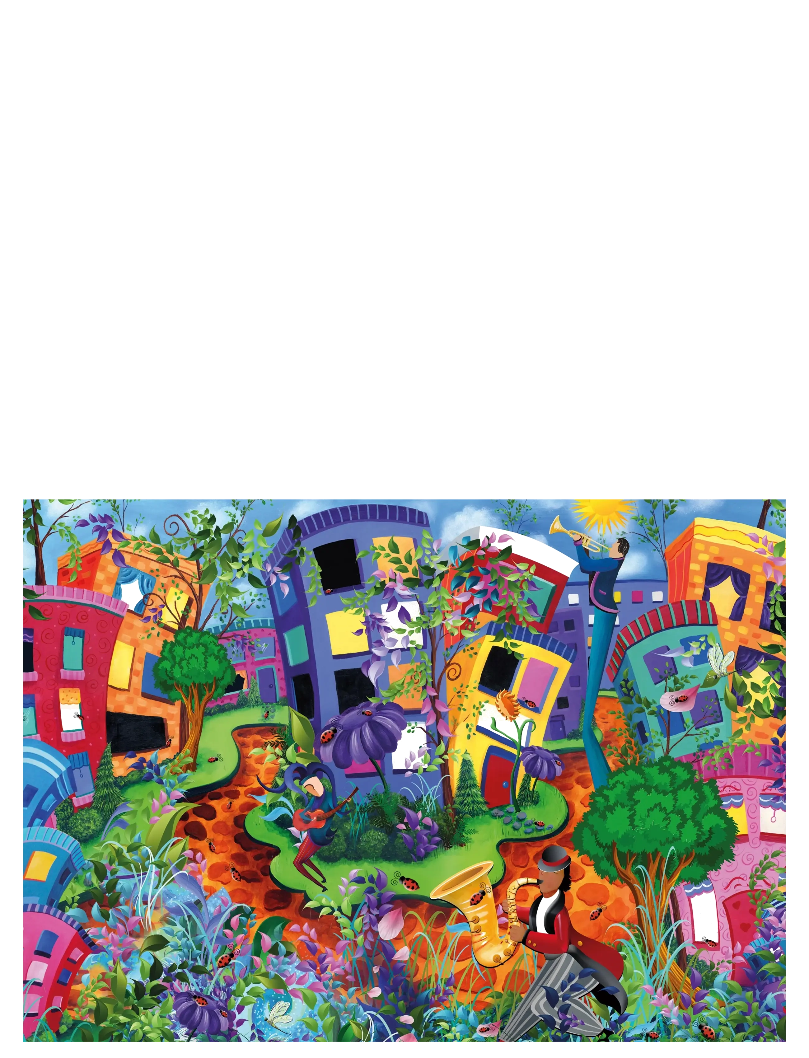Ravensburger - Lady Bug Lane 1000p - multi coloured - 1
