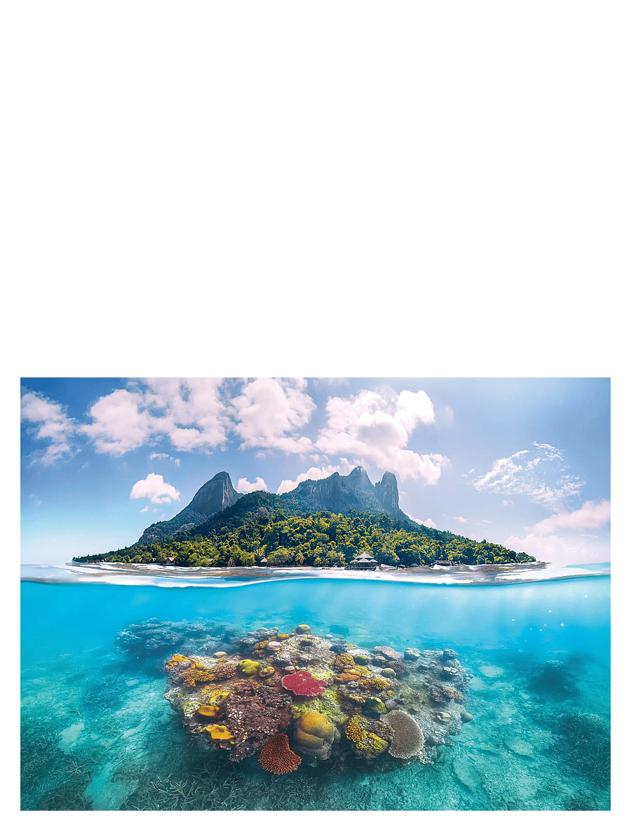Ravensburger - Island Water 500p - klassiset palapelit - multi coloured - 1