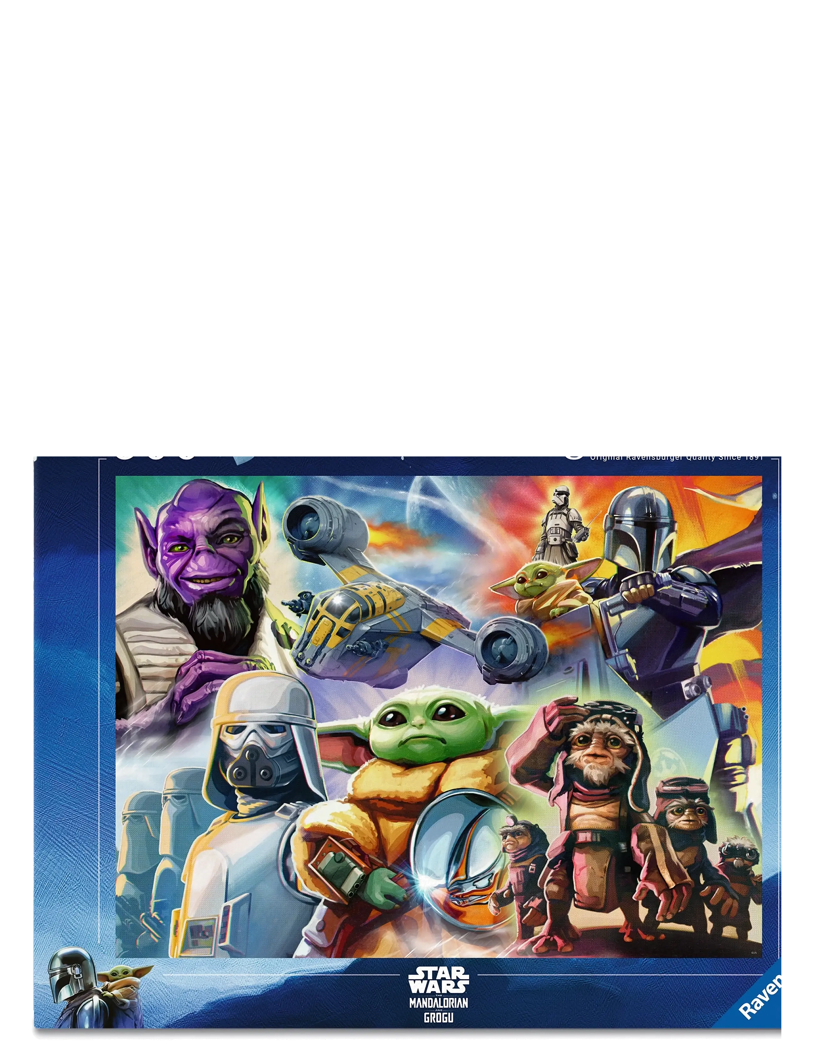 Ravensburger The Mandalorian and Grogu 500p Puzzle - Legetøj - MULTI COLOURED / blue