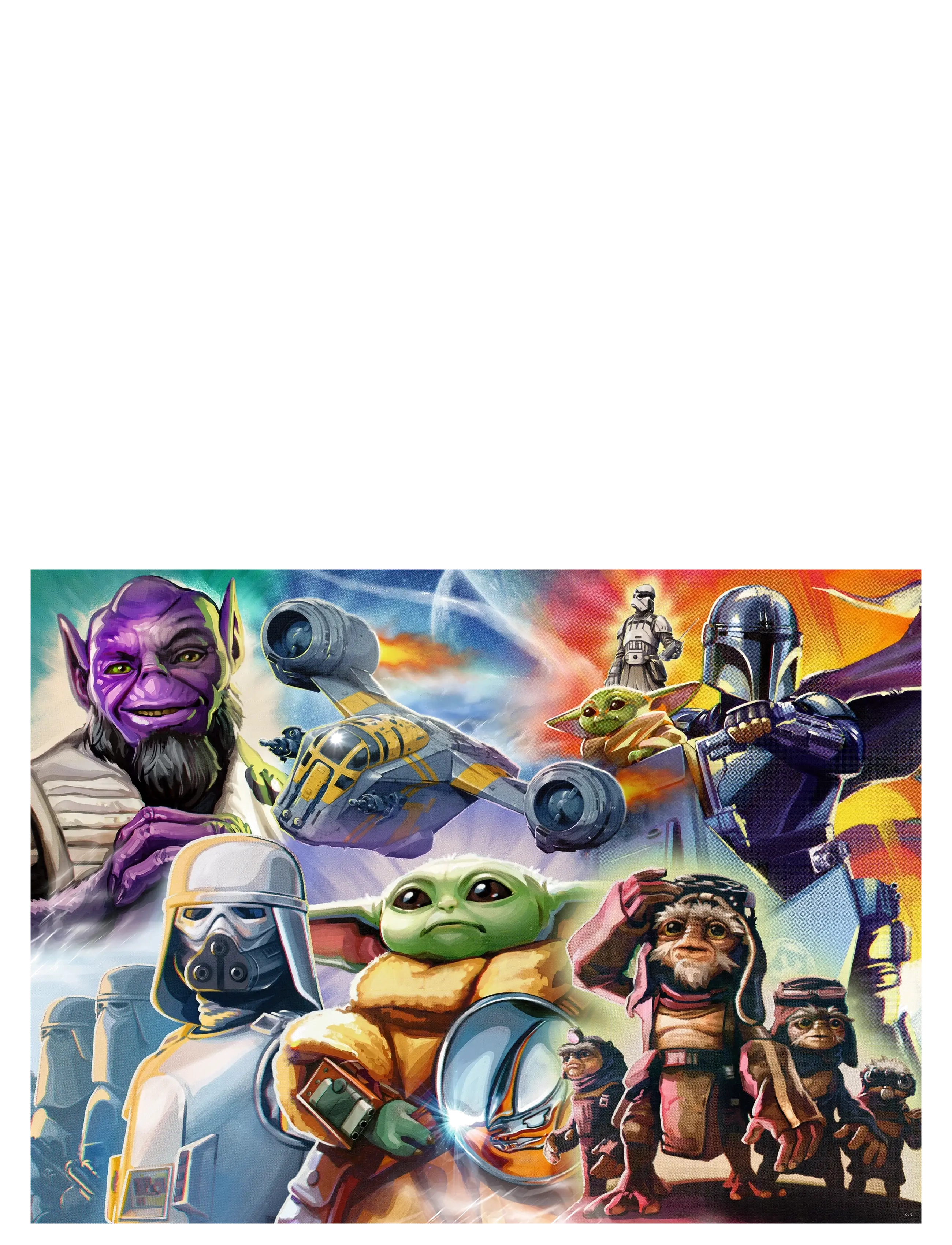 Ravensburger - The Mandalorian and Grogu 500p Puzzle - klassiska pussel - multi coloured - 1