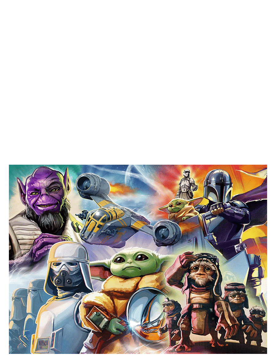 Ravensburger - The Mandalorian and Grogu 500p Puzzle - klassiske puslespill - multi coloured - 1
