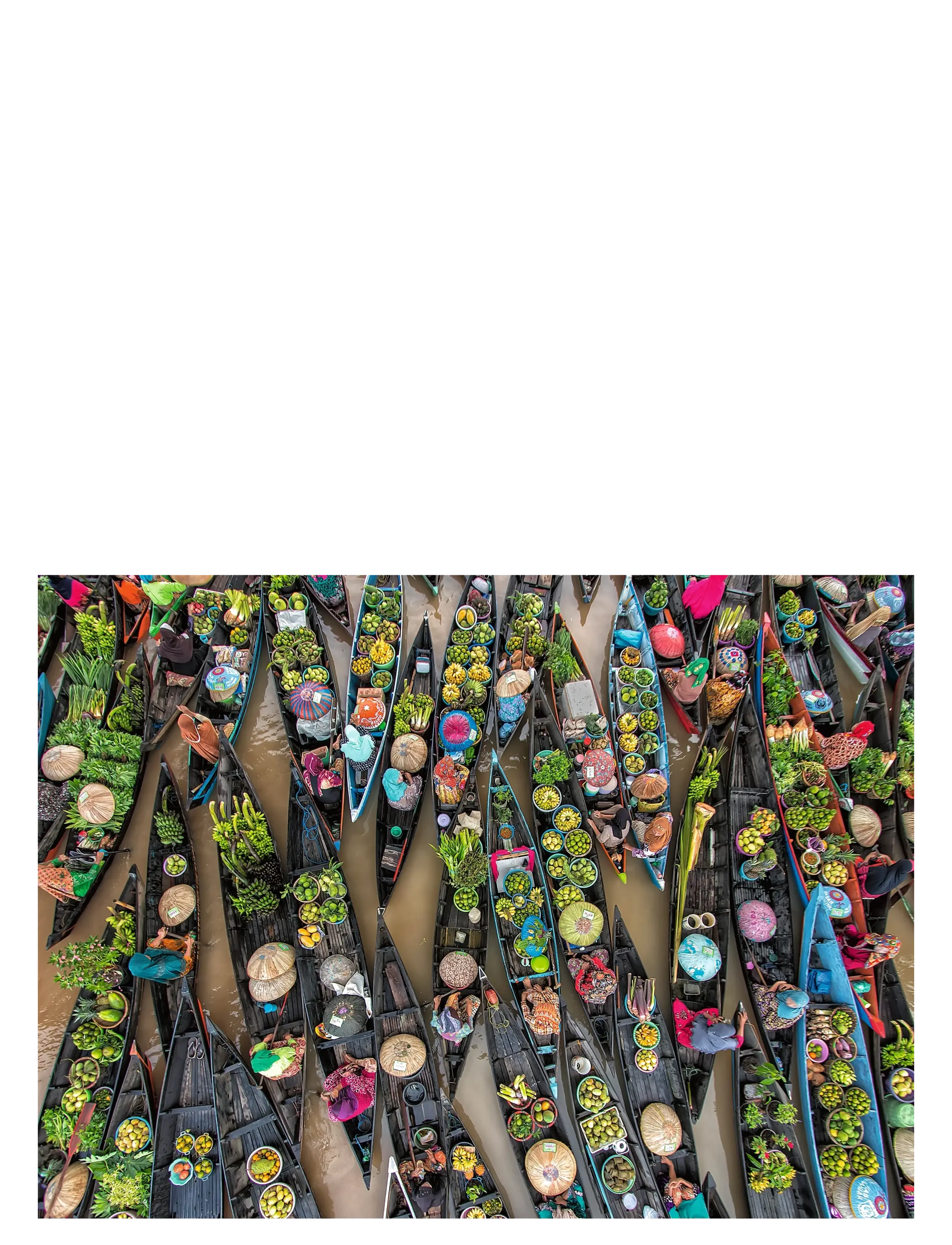 Ravensburger - Floating Market, Indonesia 500p - spel & pussel - multi coloured - 1