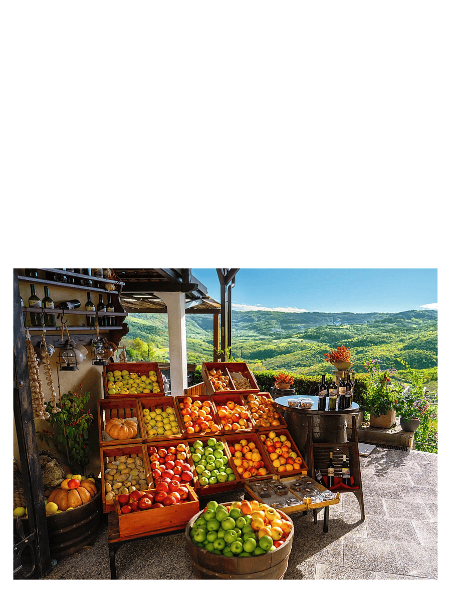 Ravensburger - Fruit Market, Croatia 500p - klassísk púsl - multi coloured - 1