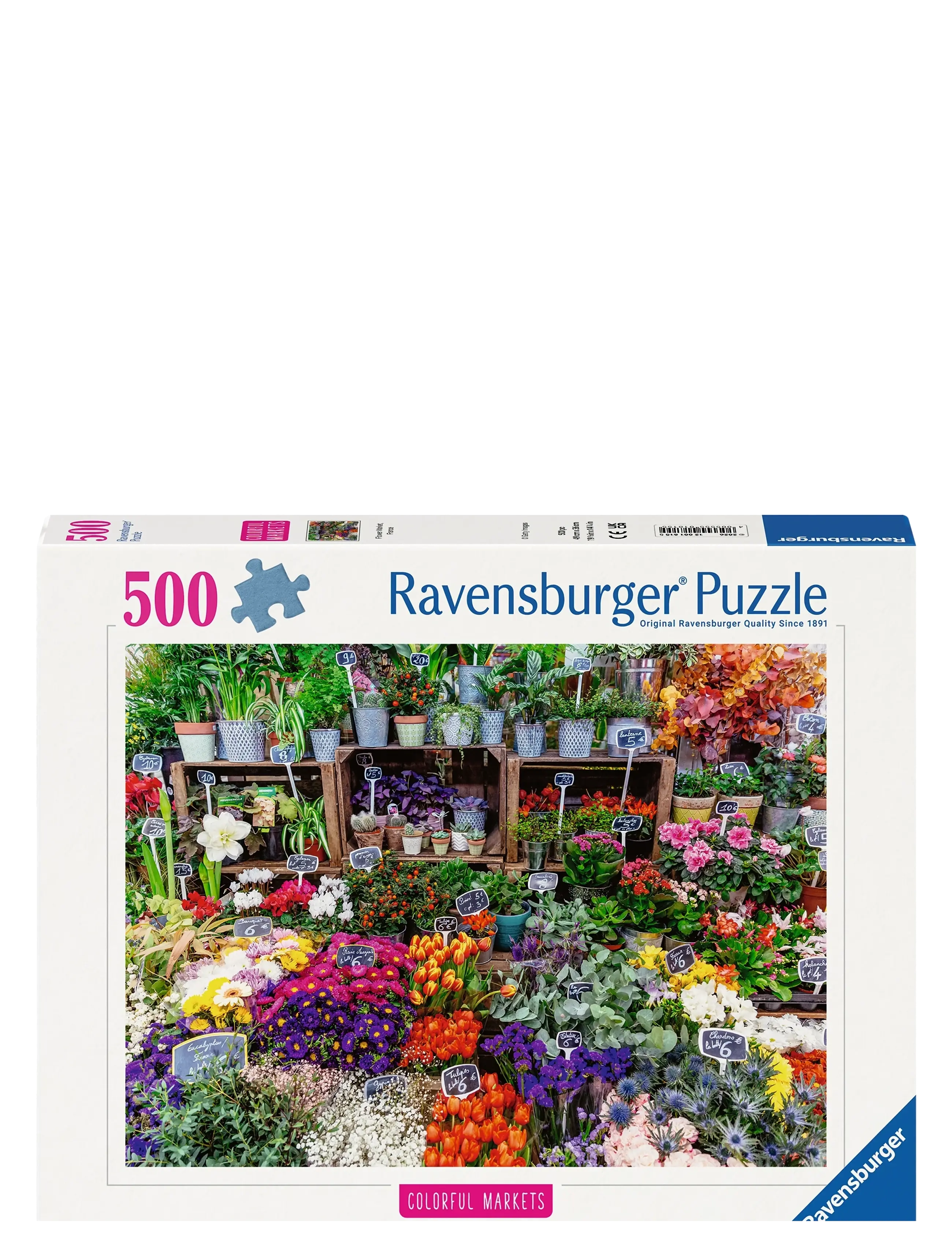 Ravensburger Flower Market, France 500p - Legetøj - MULTI COLOURED / multi
