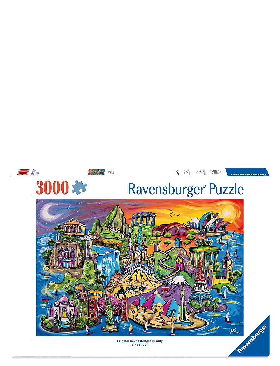 Ravensburger - Isle of Sights 3000p - klassísk púsl - multi coloured - 0