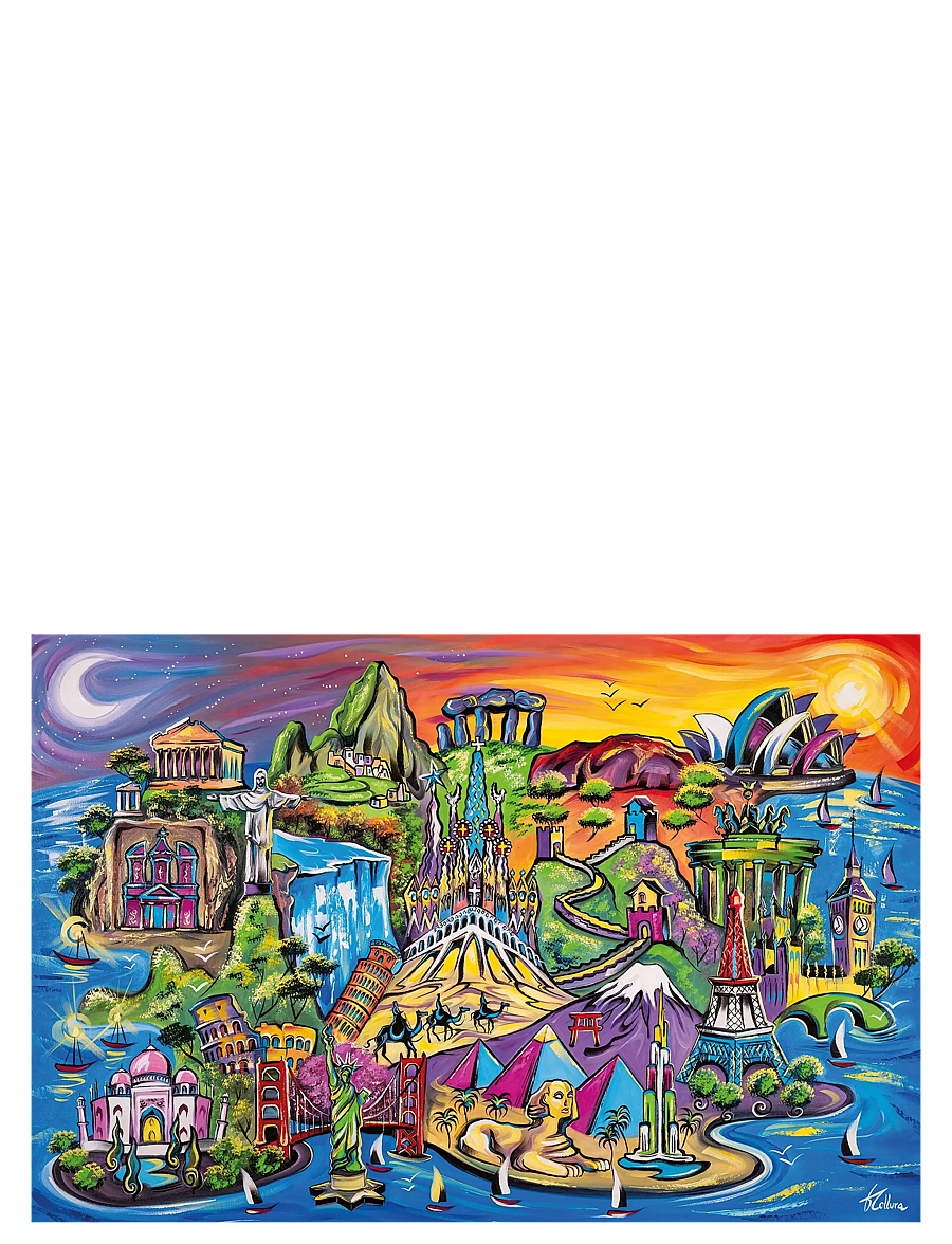 Ravensburger - Isle of Sights 3000p - klassísk púsl - multi coloured - 1