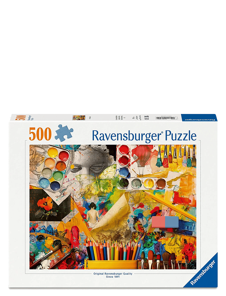Ravensburger - Art Studio 500p - klassiska pussel - multi coloured - 0