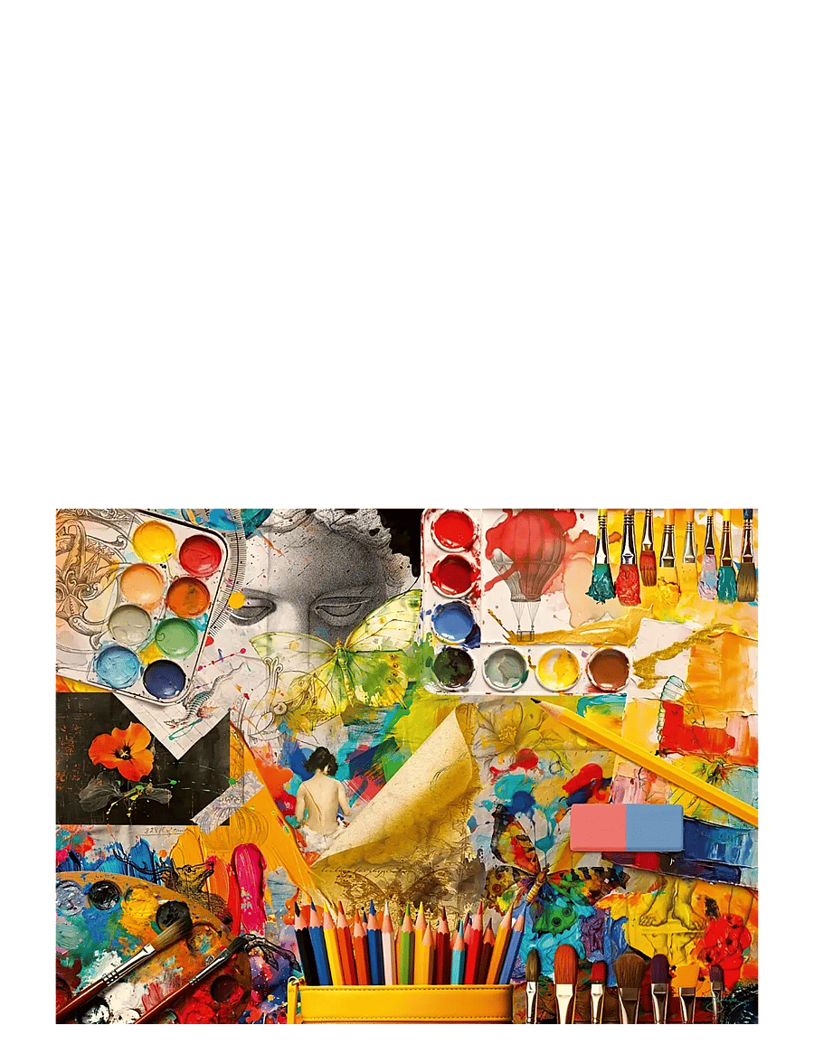 Ravensburger - Art Studio 500p - klassiska pussel - multi coloured - 1