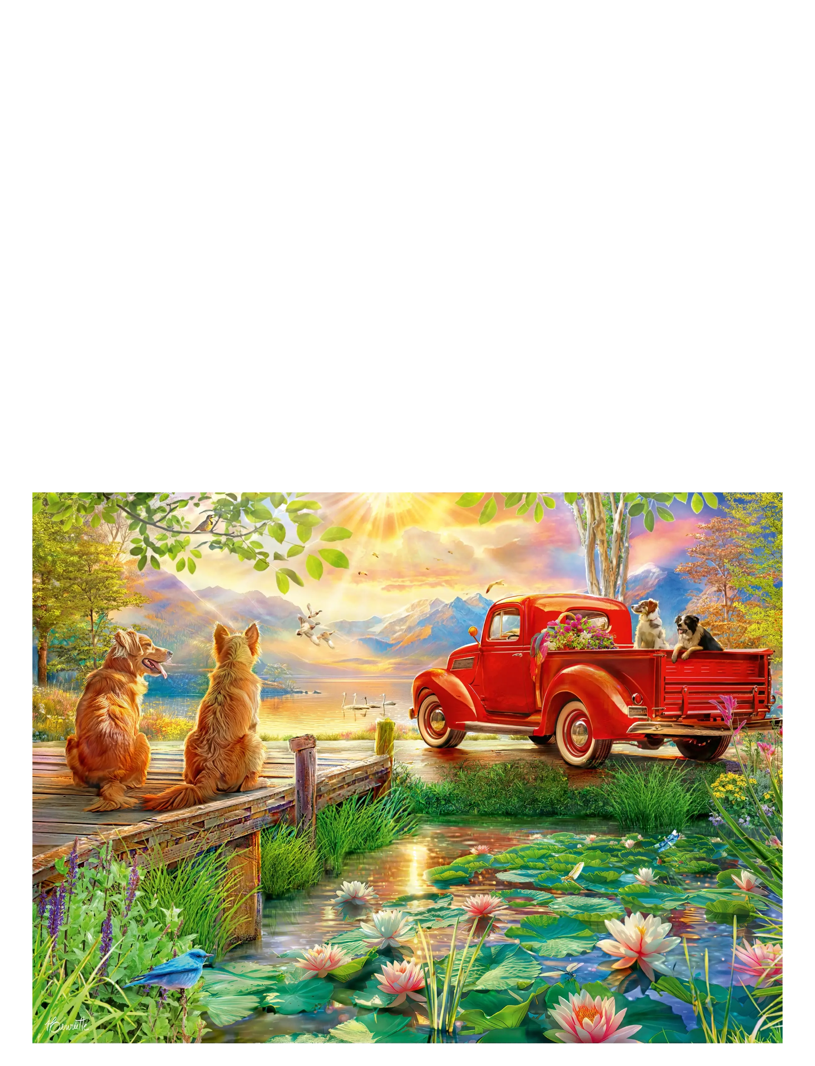 Ravensburger - Summer Love 500p - klassiske puslespil - multi coloured - 1