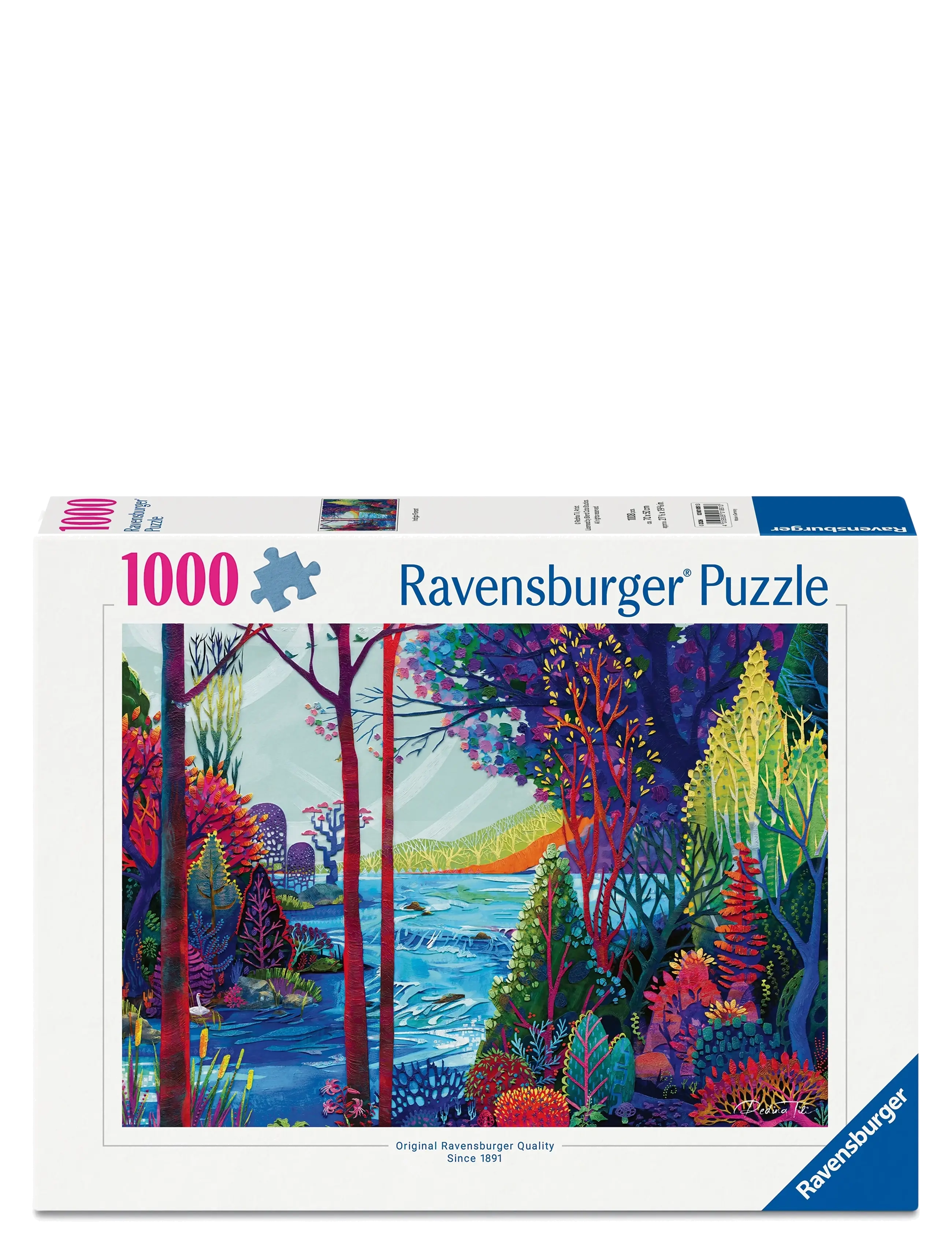Ravensburger Indigo Forest 1000P, Børn, Classic Puslespil, Multi/mønstret, Str: ONE SIZE