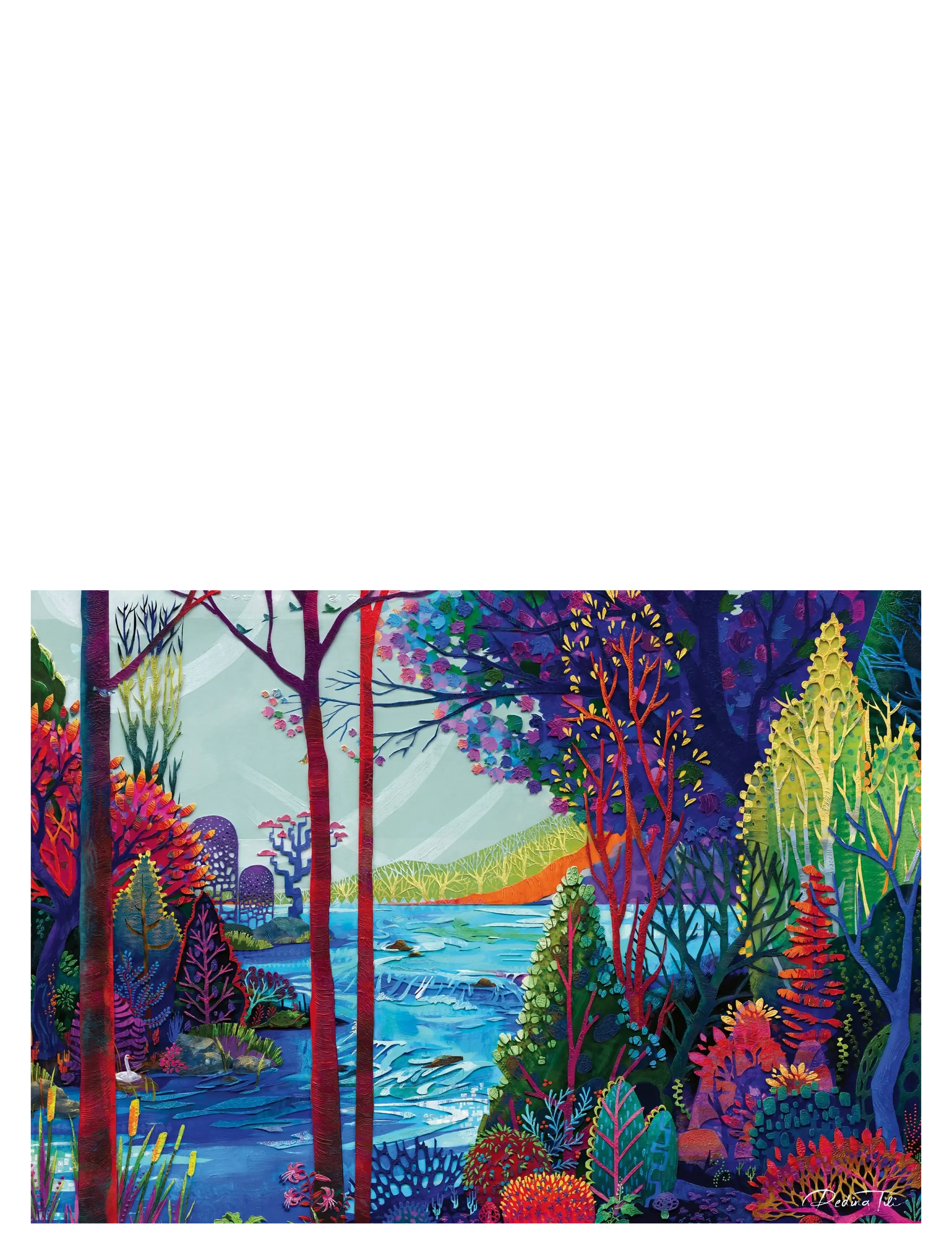 Ravensburger - Indigo Forest 1000p - klassiske puslespil - multi coloured - 1