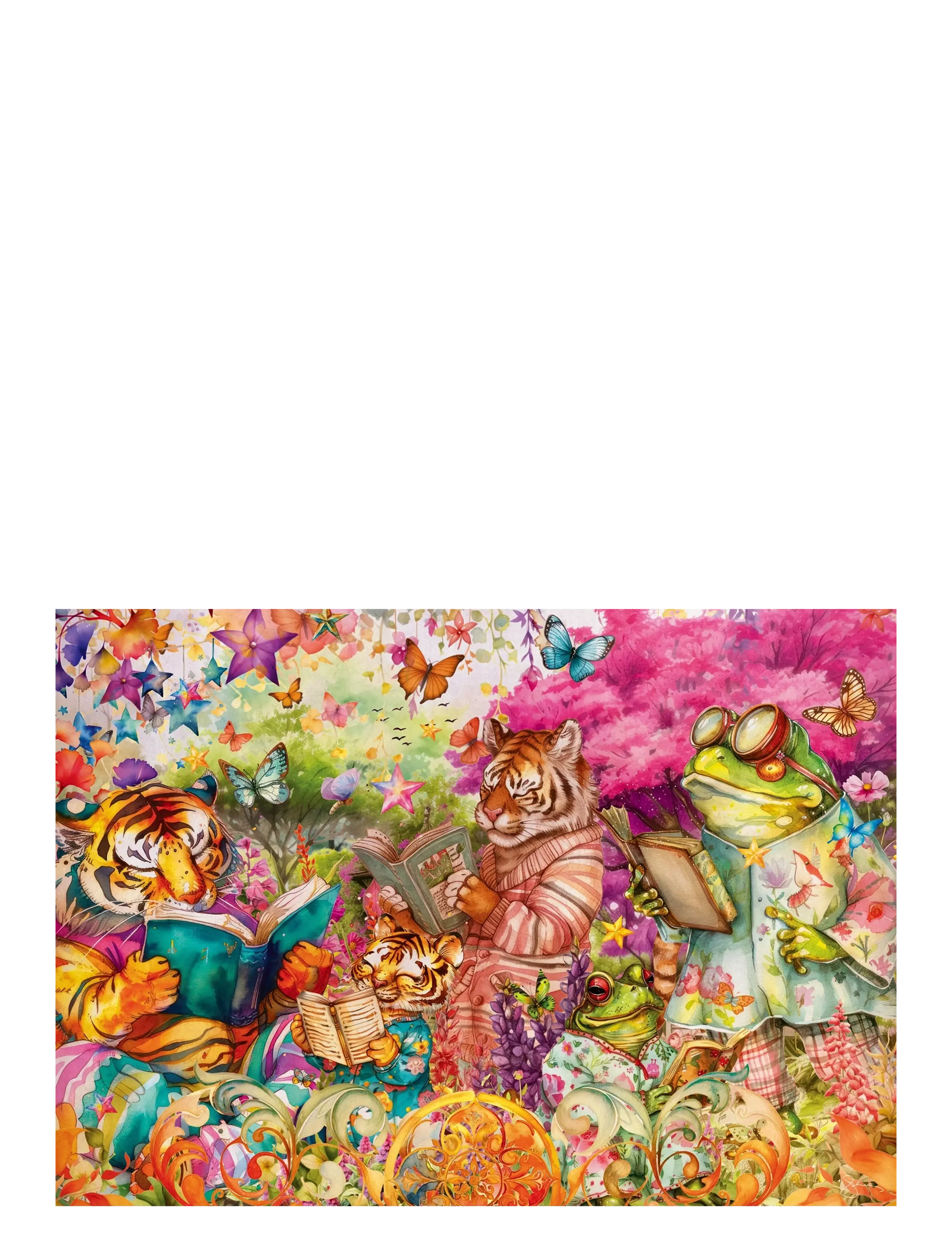 Ravensburger - Book Club 1000p - klassiske puslespil - multi coloured - 1