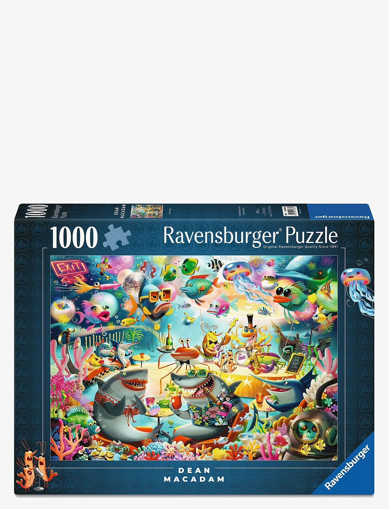 Ravensburger - Ocean Lounge 1000p - klassiske puslespil - multi coloured - 0