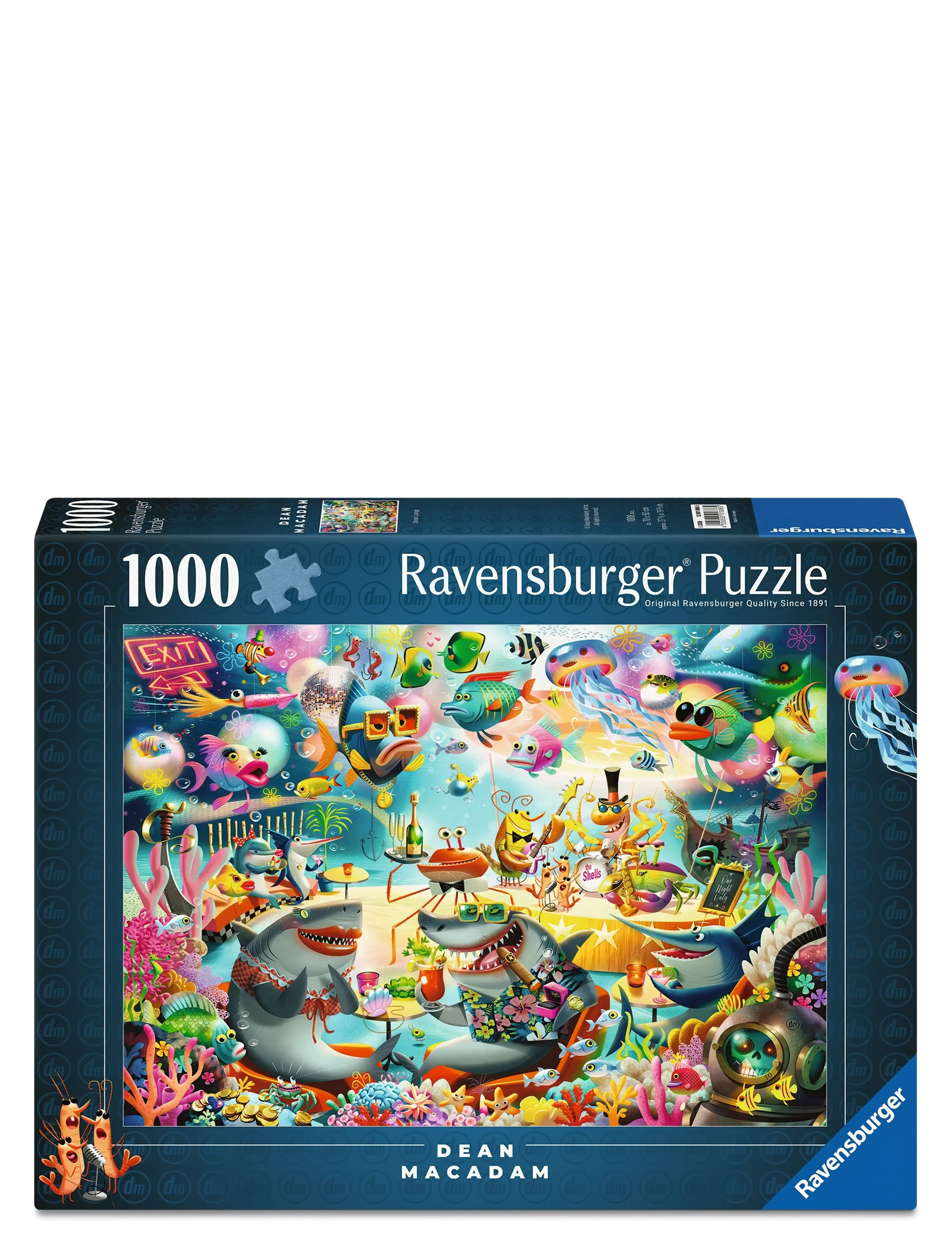 Ravensburger Ocean Lounge 1000p - Legetøj - MULTI COLOURED / multi