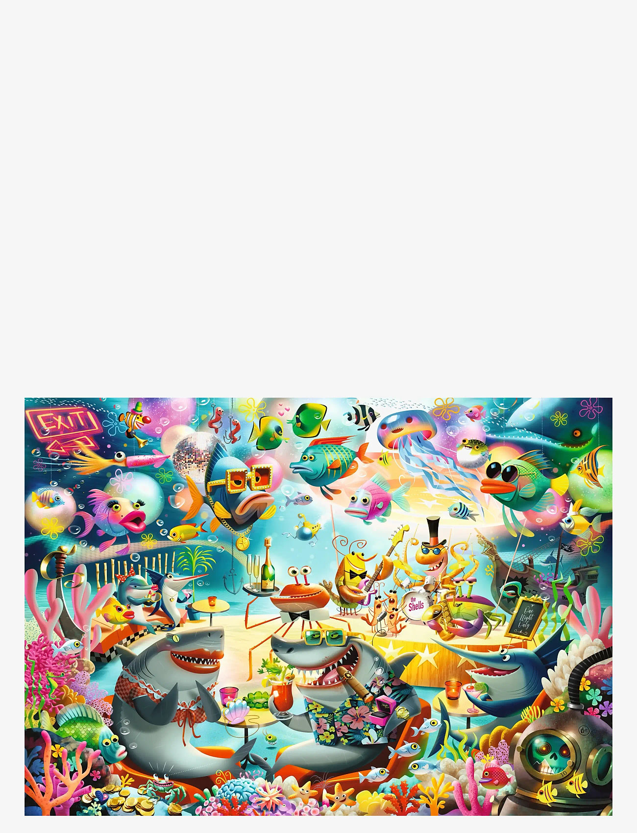 Ravensburger - Ocean Lounge 1000p - klassiske puslespil - multi coloured - 1