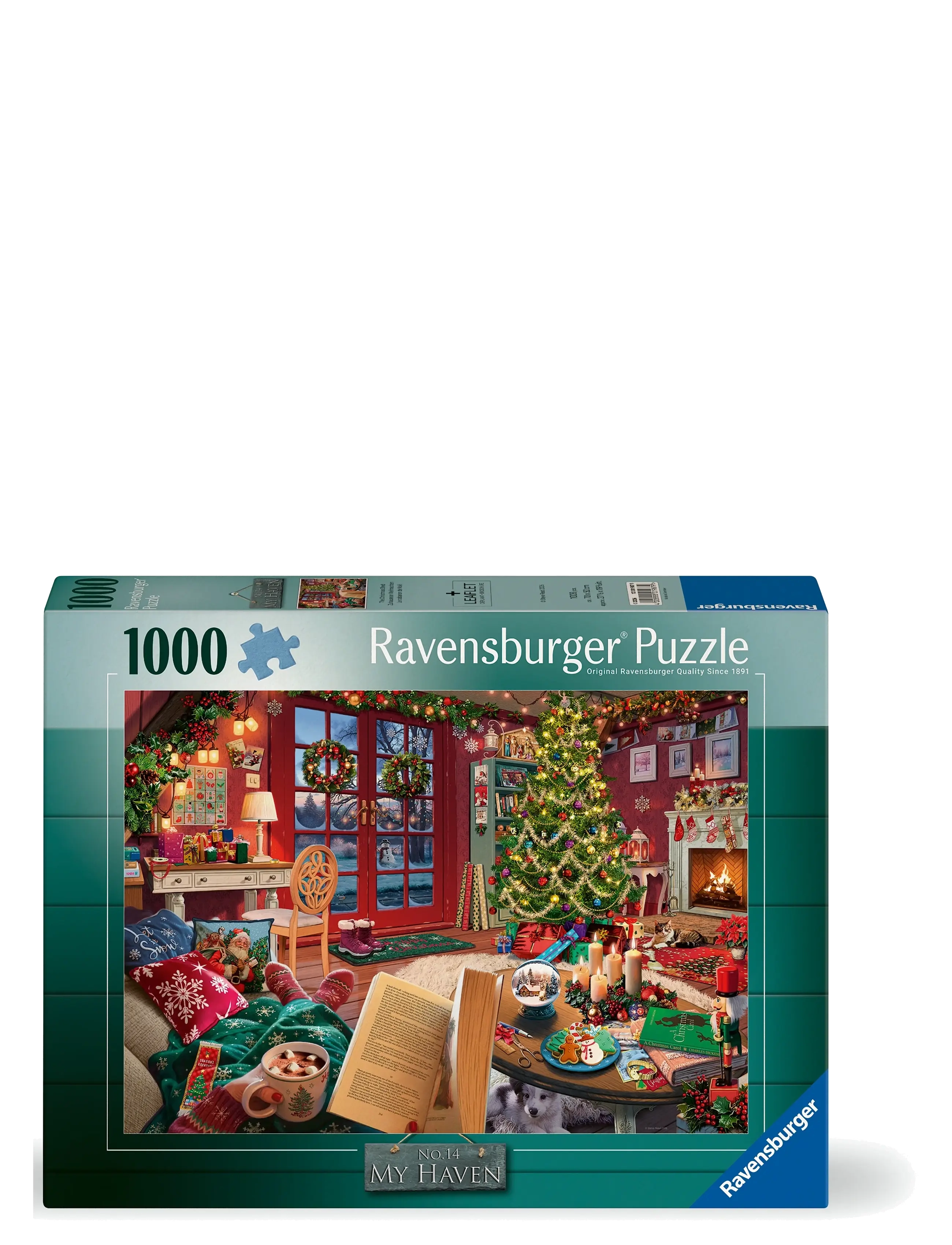 Ravensburger My Haven No14 Christmas Cabin 1000p - Puslespil - MULTI COLOURED / multi