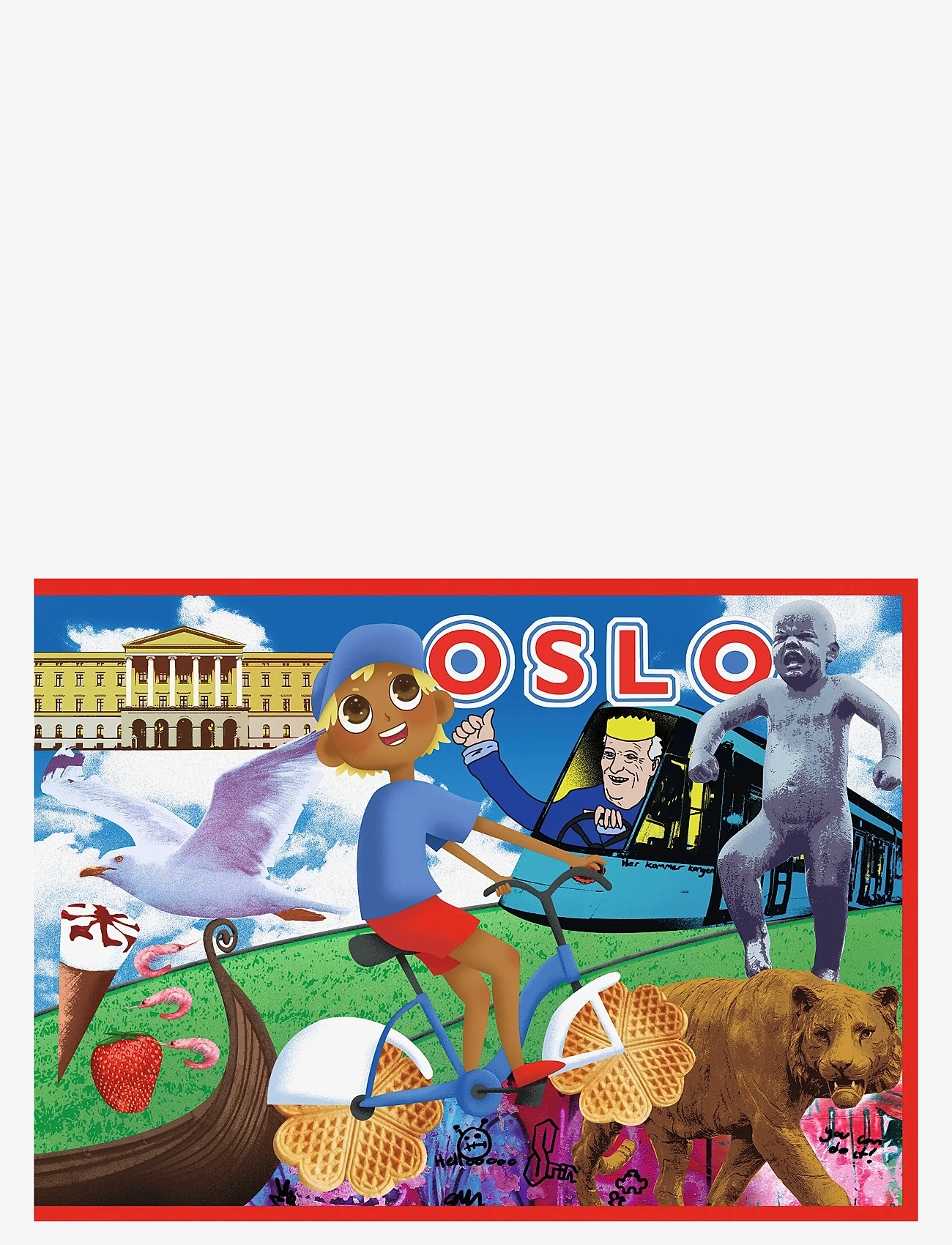 Ravensburger - The Tourist,Oslo 1000p - klassiska pussel - multi coloured - 1