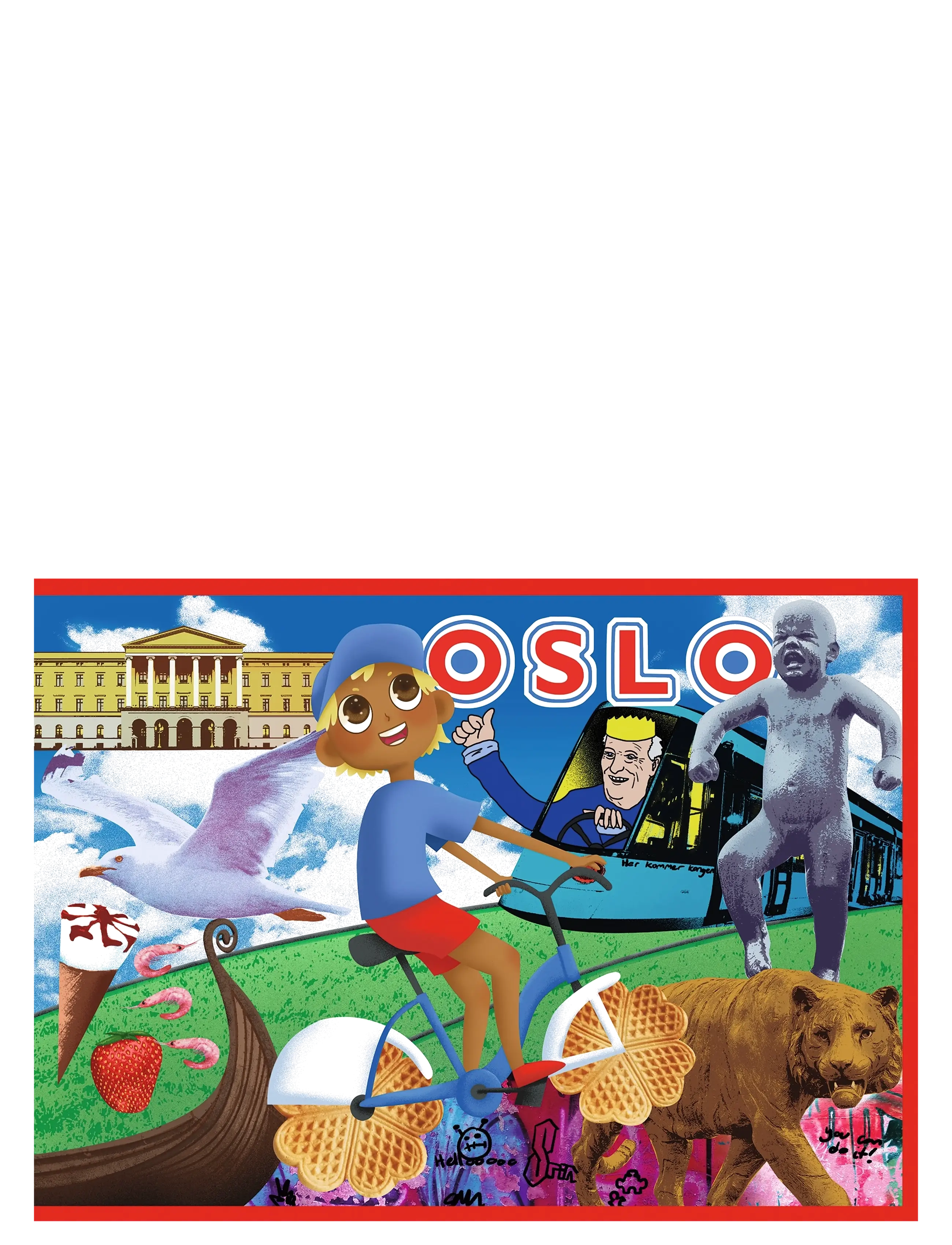 Ravensburger - The Tourist,Oslo 1000p - klassísk púsl - multi coloured - 1
