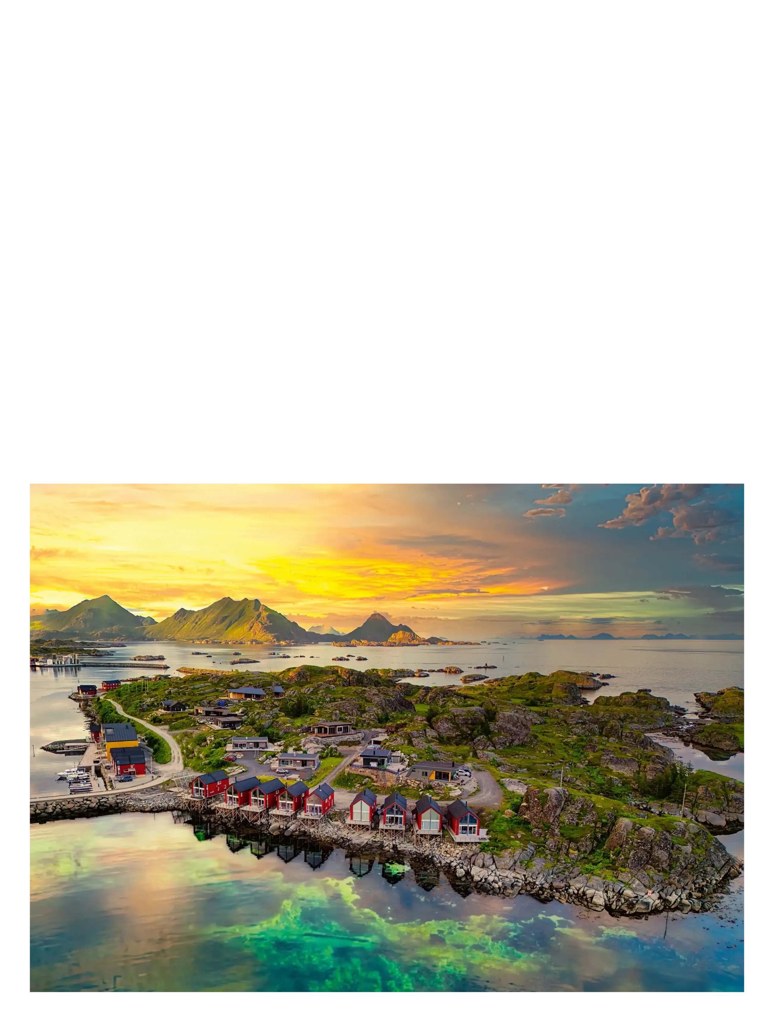 Ravensburger - Lofoten, Norway 1000p - multi coloured - 1