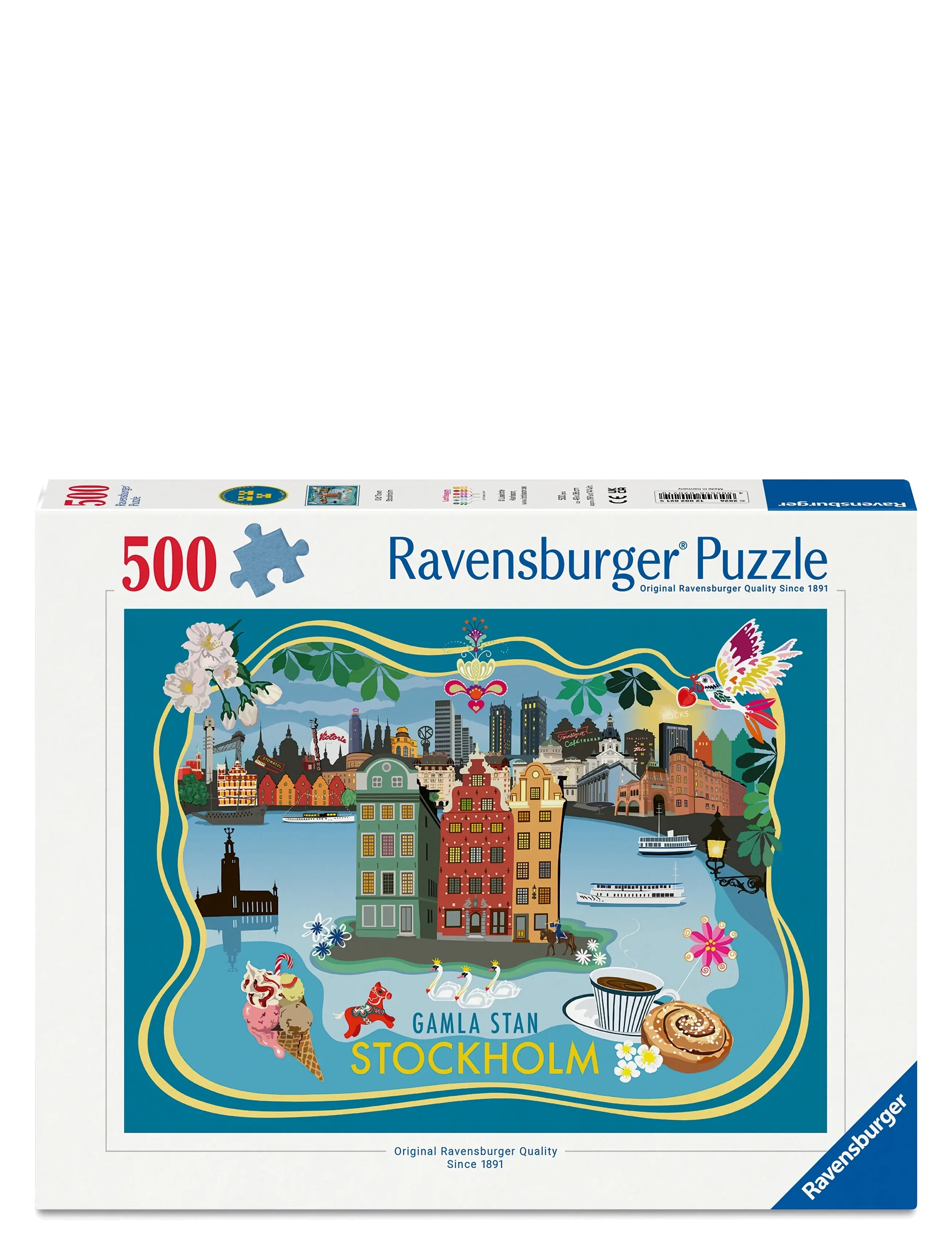 Ravensburger Old Town, Stockholm 500p - Legetøj - MULTI COLOURED / multi