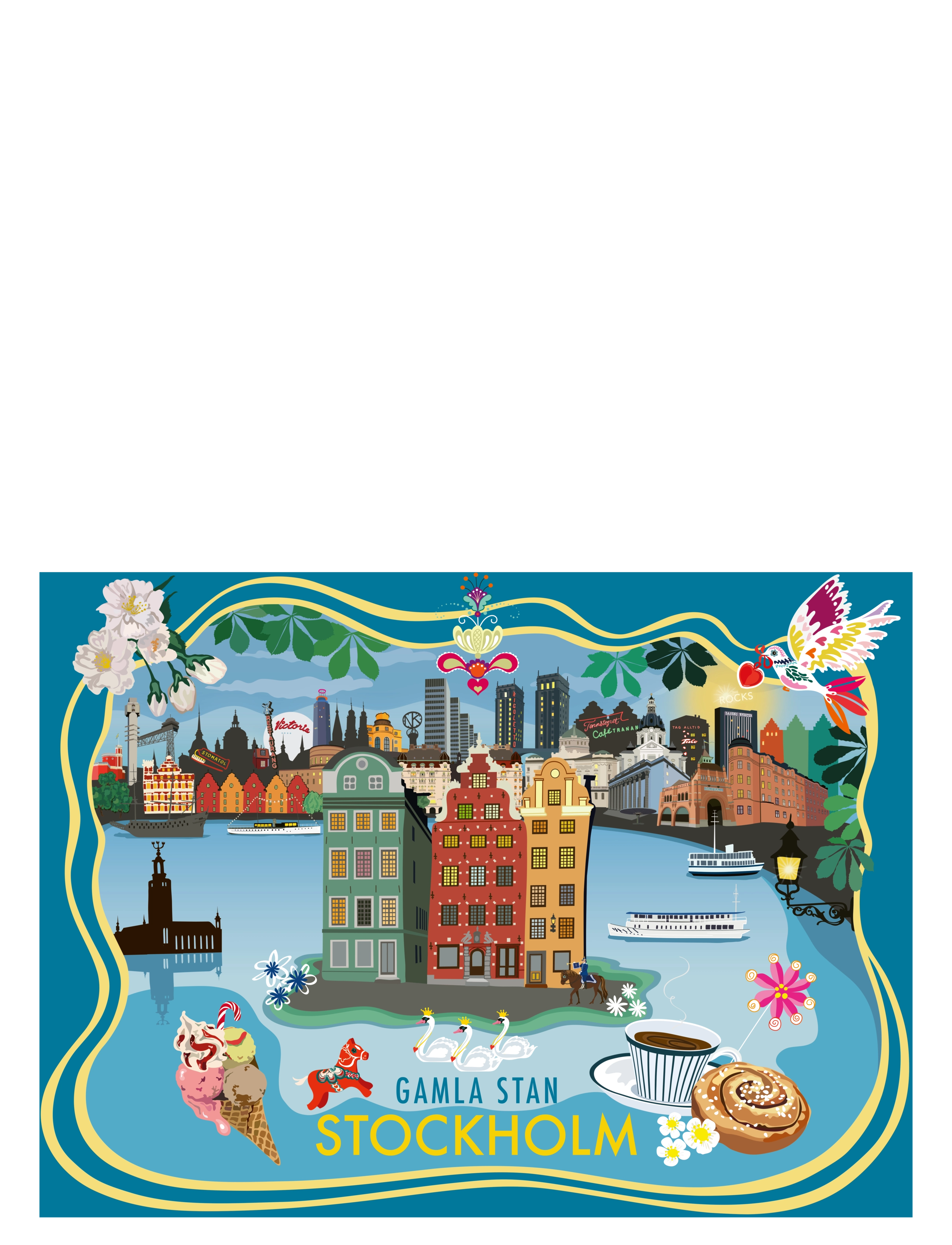 Ravensburger - Old Town, Stockholm 500p - klassiske puslespil - multi coloured - 1