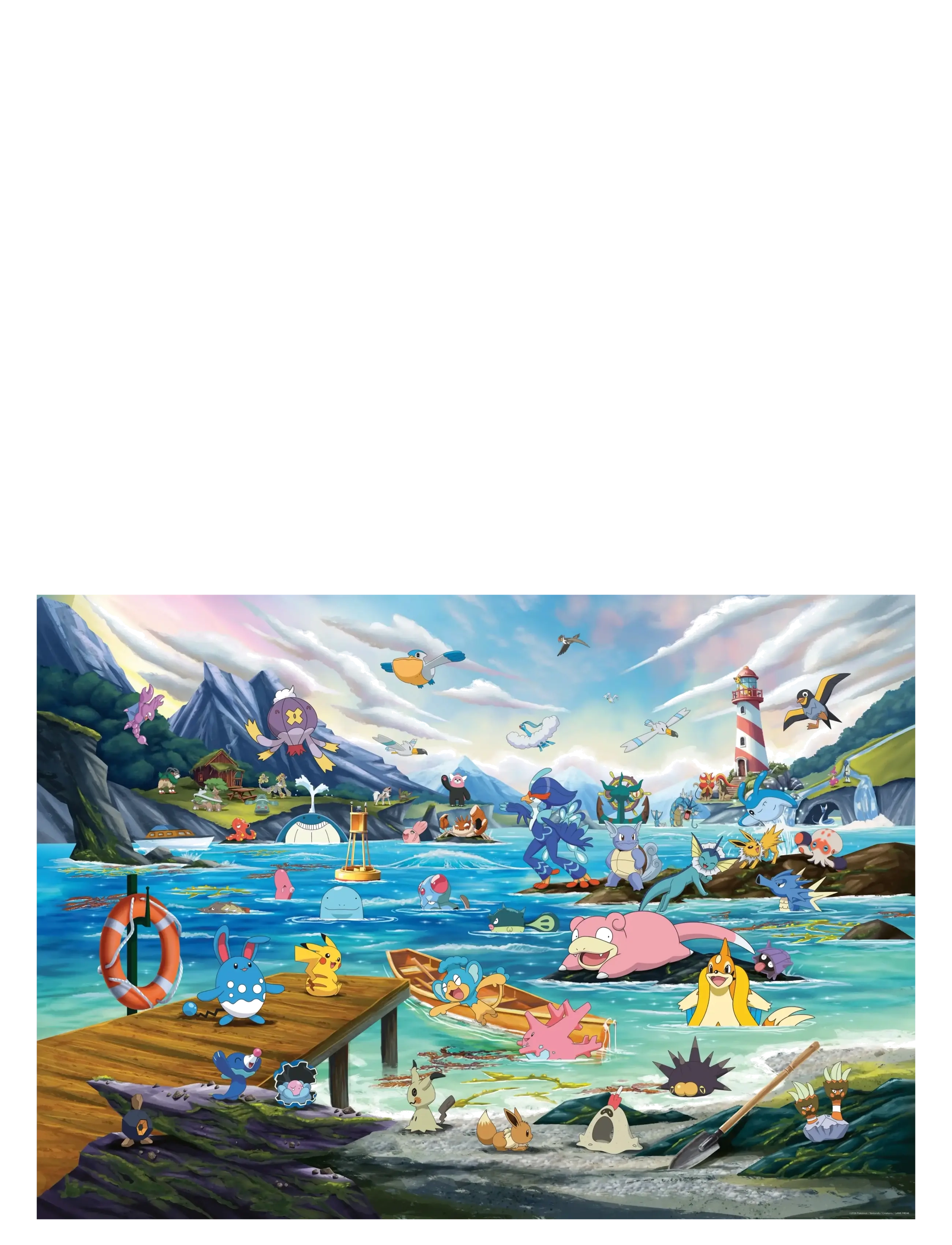 Ravensburger - Pokémon Breakout 3 WT 1000p - klassiske puslespil - multi coloured - 1