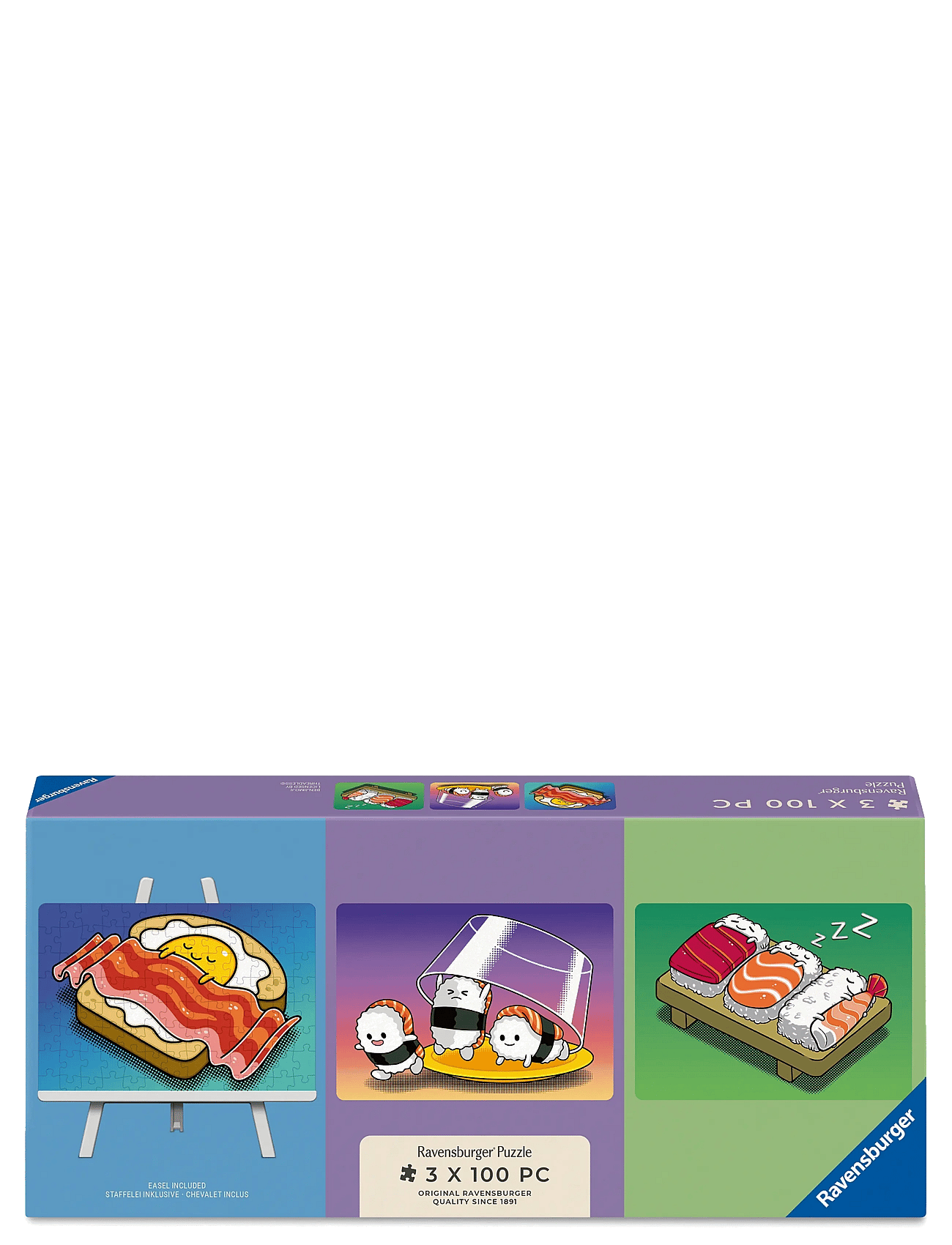 Kawaii Breakfast, Lunch & Dinner 3x100p - MULTI COLOURED