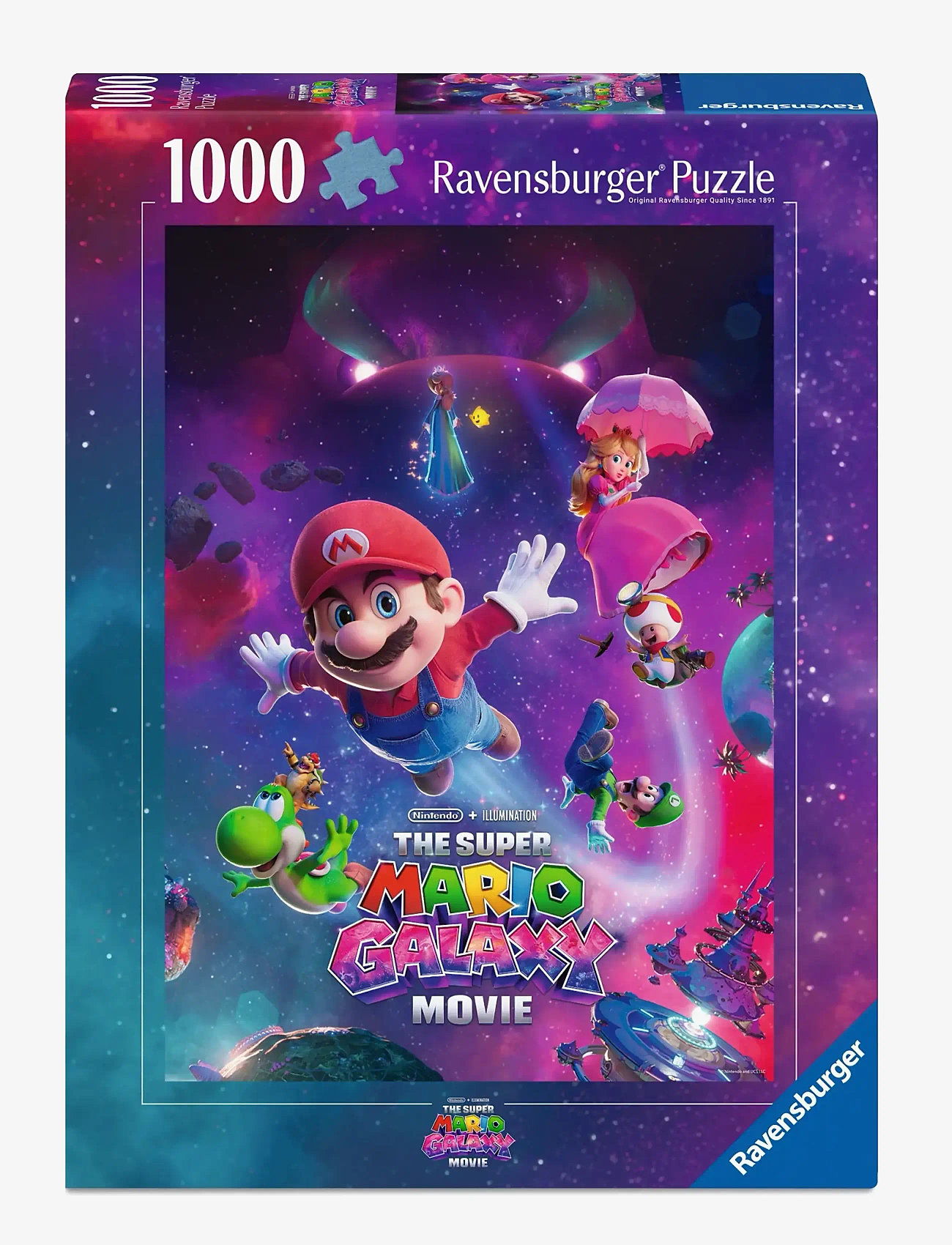 Ravensburger - Super Mario Galaxy Movie 1000p - klassiske puslespil - multi coloured - 0