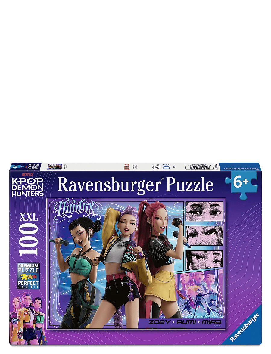 Ravensburger - K-Pop Demon Hunters, Happy fans, happy Honmoon! 100p - klassísk púsl - multi coloured - 0