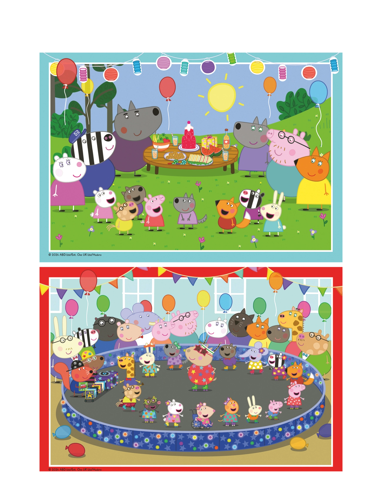 Ravensburger - Peppa Pig 2x24p - klassiske puslespil - multi coloured - 1