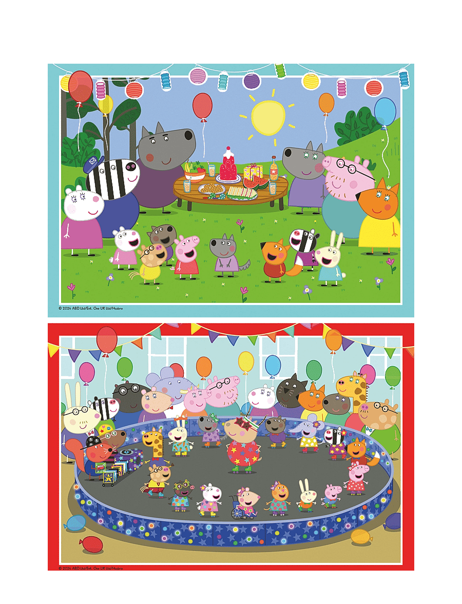 Ravensburger - Peppa Pig 2x24p - klassísk púsl - multi coloured - 1