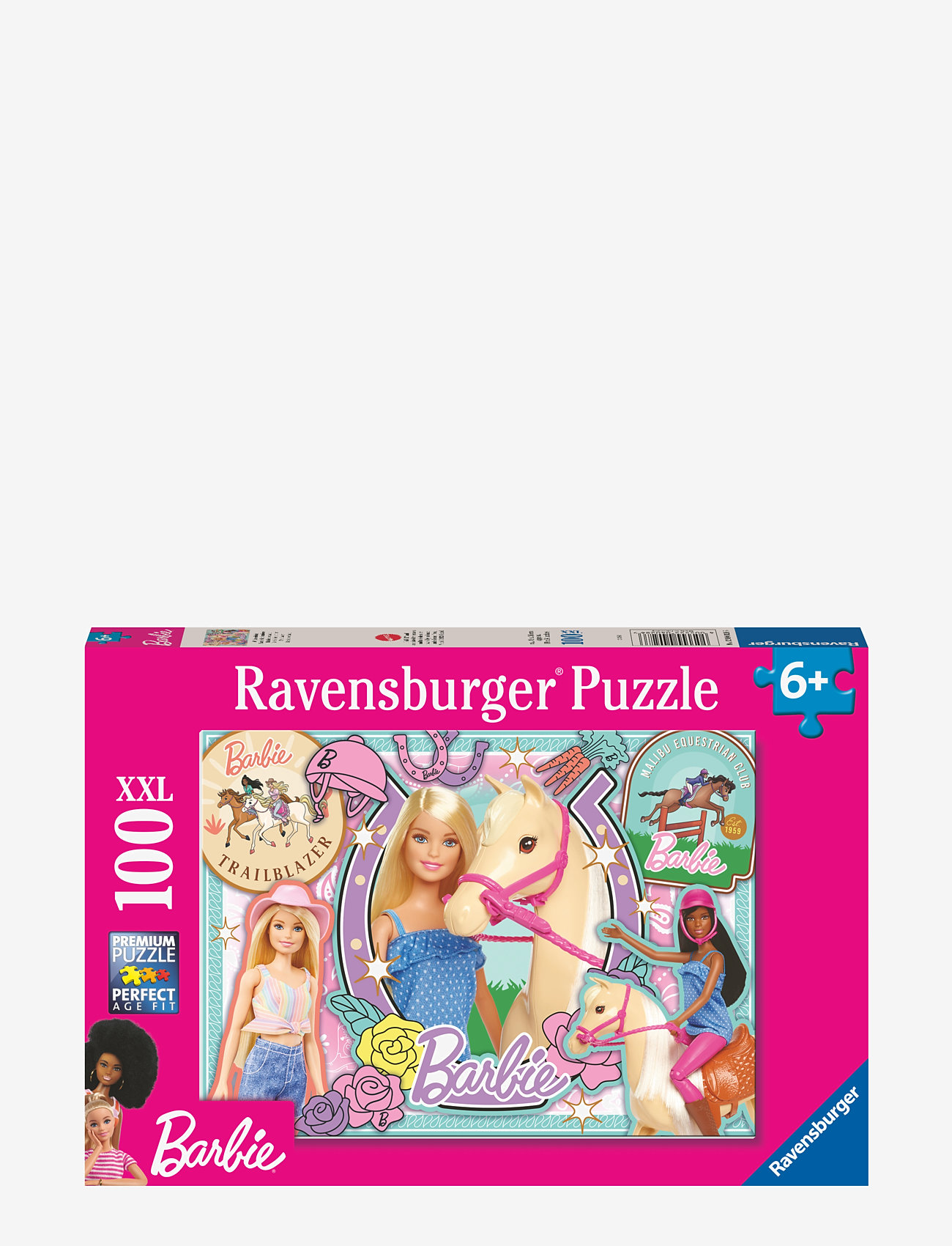 Ravensburger - Barbie med hest 100p - klassiske puslespill - multi coloured - 0