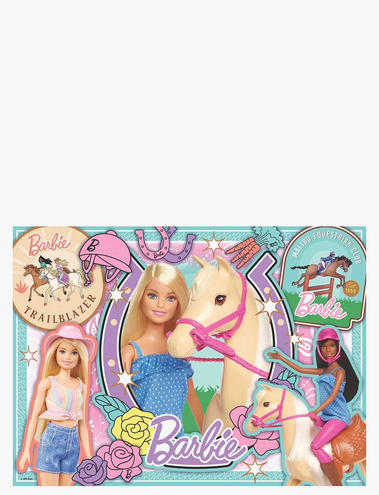 Ravensburger - Barbie med hest 100p - klassiske puslespill - multi coloured - 1