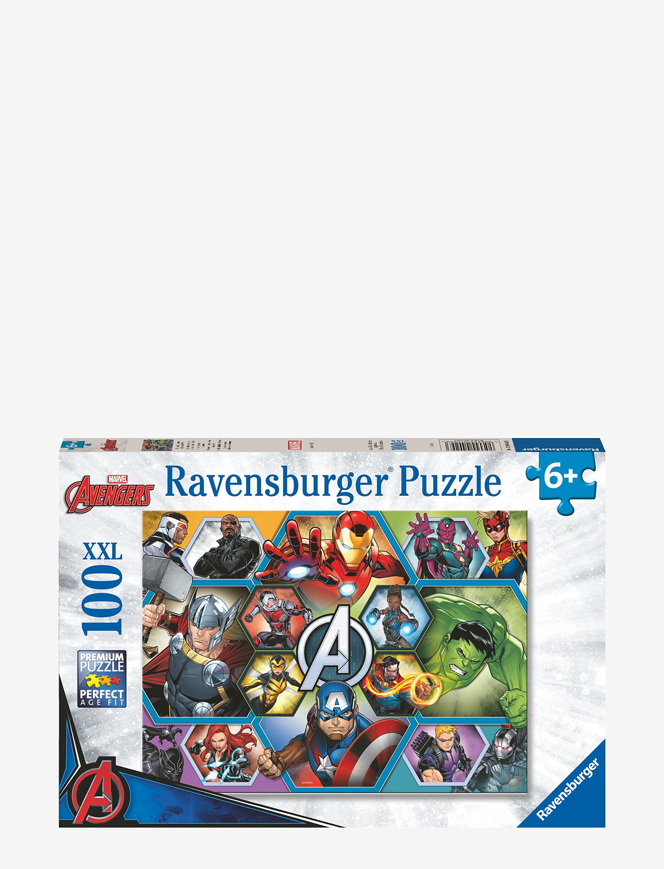 Ravensburger - Sterke Marvel Avengers 100p - klassiske puslespill - multi coloured - 0