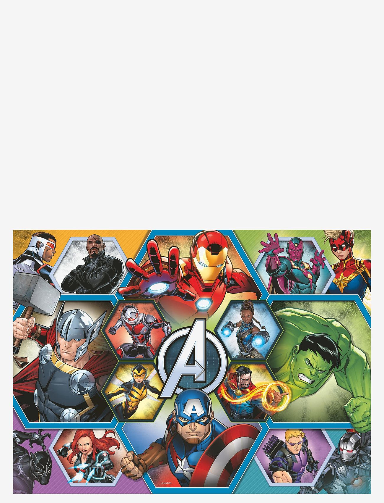 Ravensburger - Sterke Marvel Avengers 100p - klassiske puslespill - multi coloured - 1