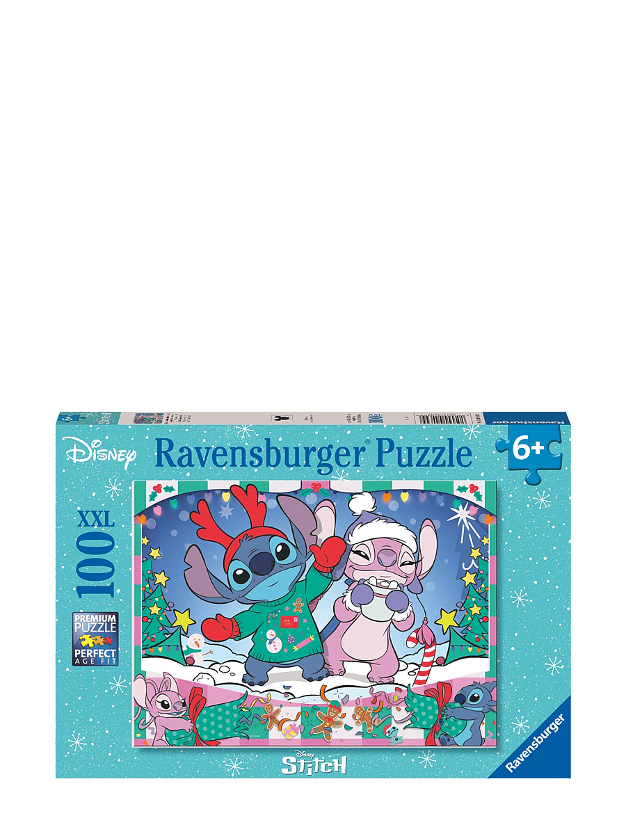 Ravensburger - Disney Stitch Jul 100p - klassiske puslespill - multi coloured - 0