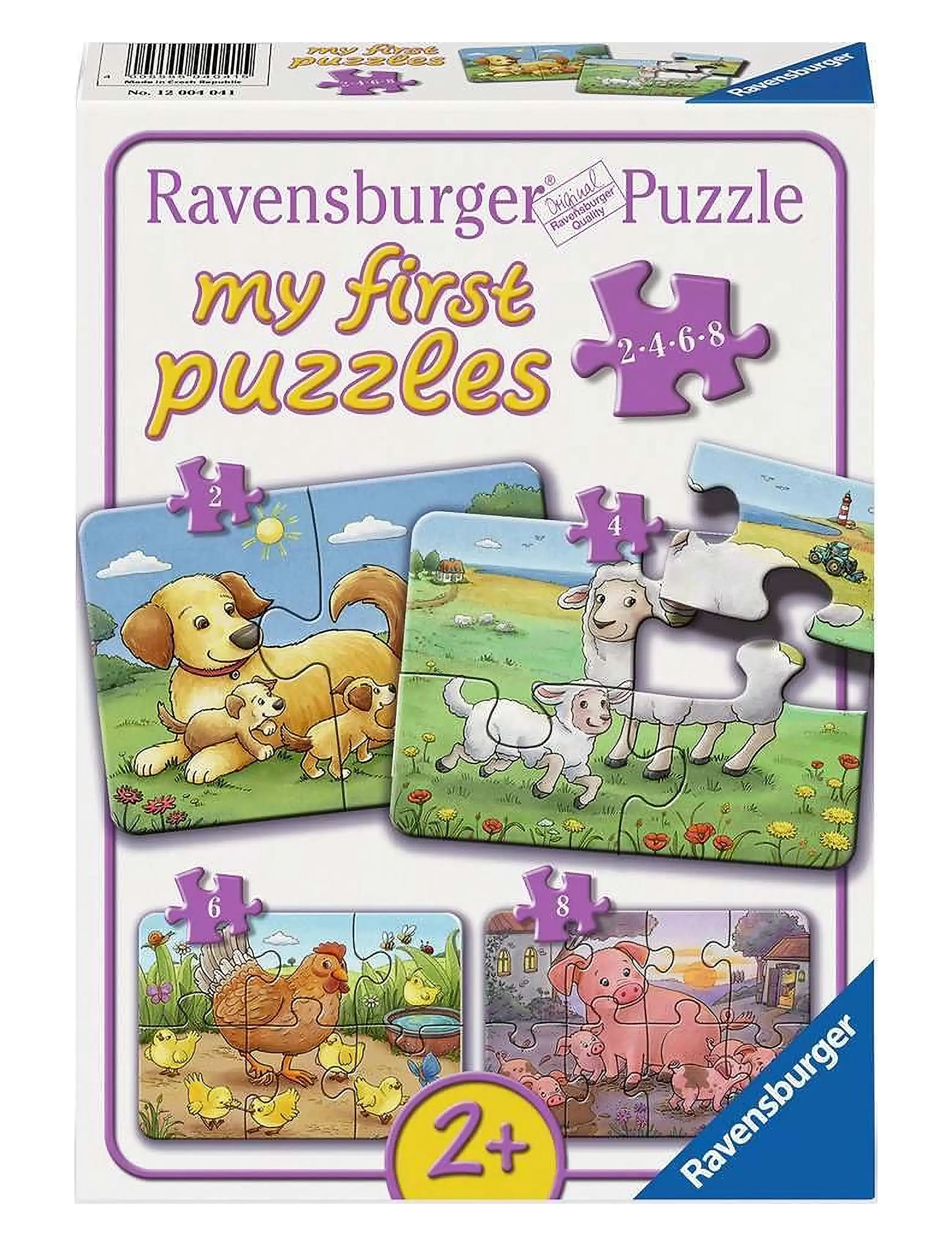 Ravensburger Små bondegårdsdyr 2/4/6/8p - Toys - MULTI COLOURED / multi