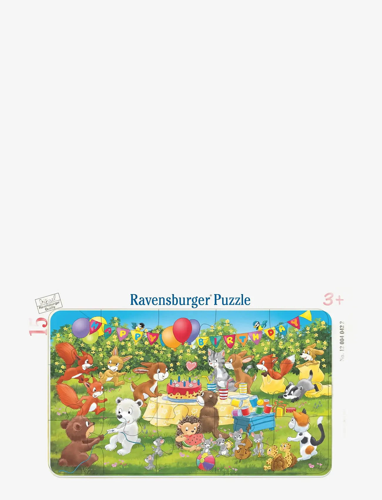 Ravensburger - Animal Birthday Party 15p - classic puzzles - multi coloured - 0