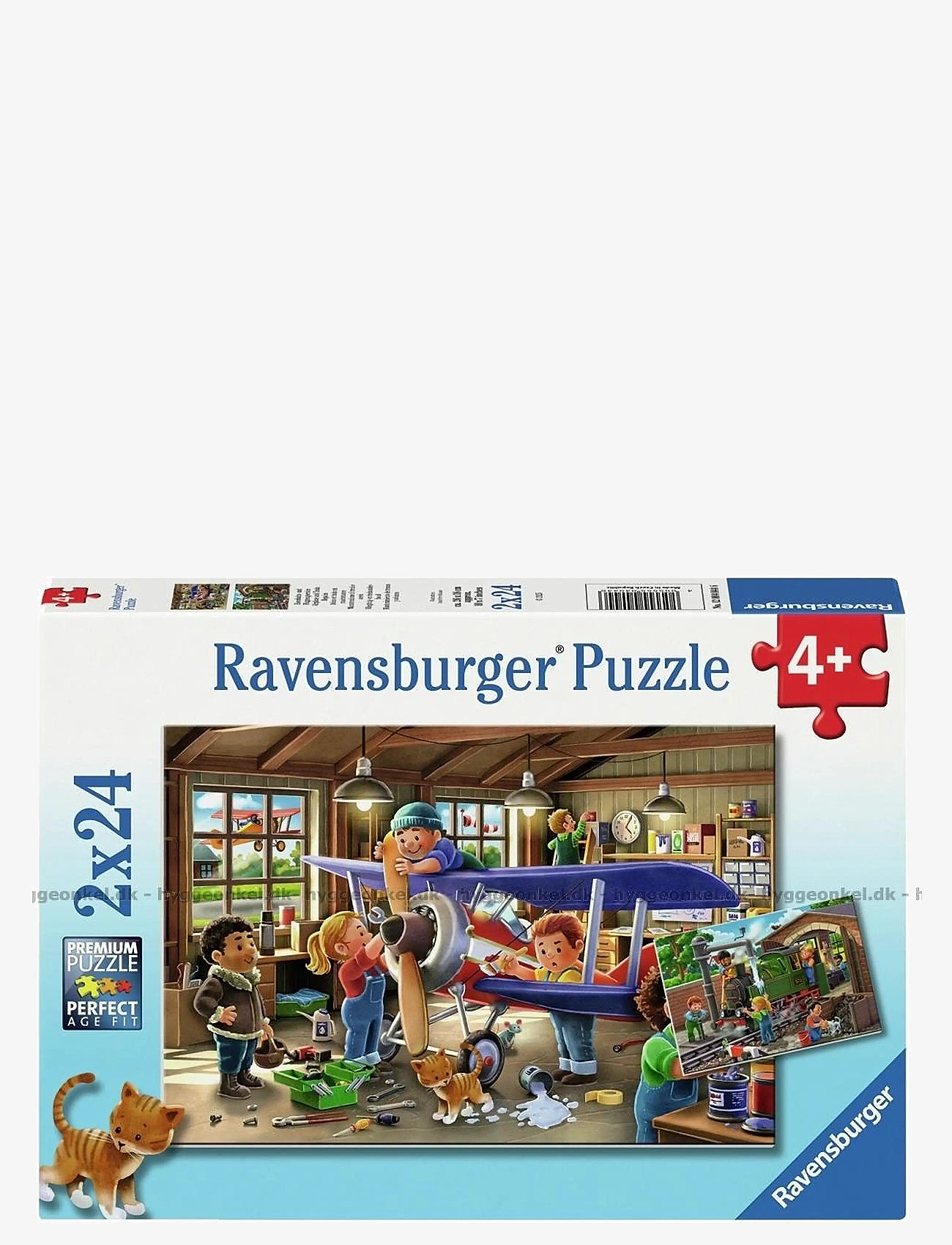 Ravensburger - Airplane & Train ?Repairs 2x24p - klassiske puslespil - multi coloured - 0
