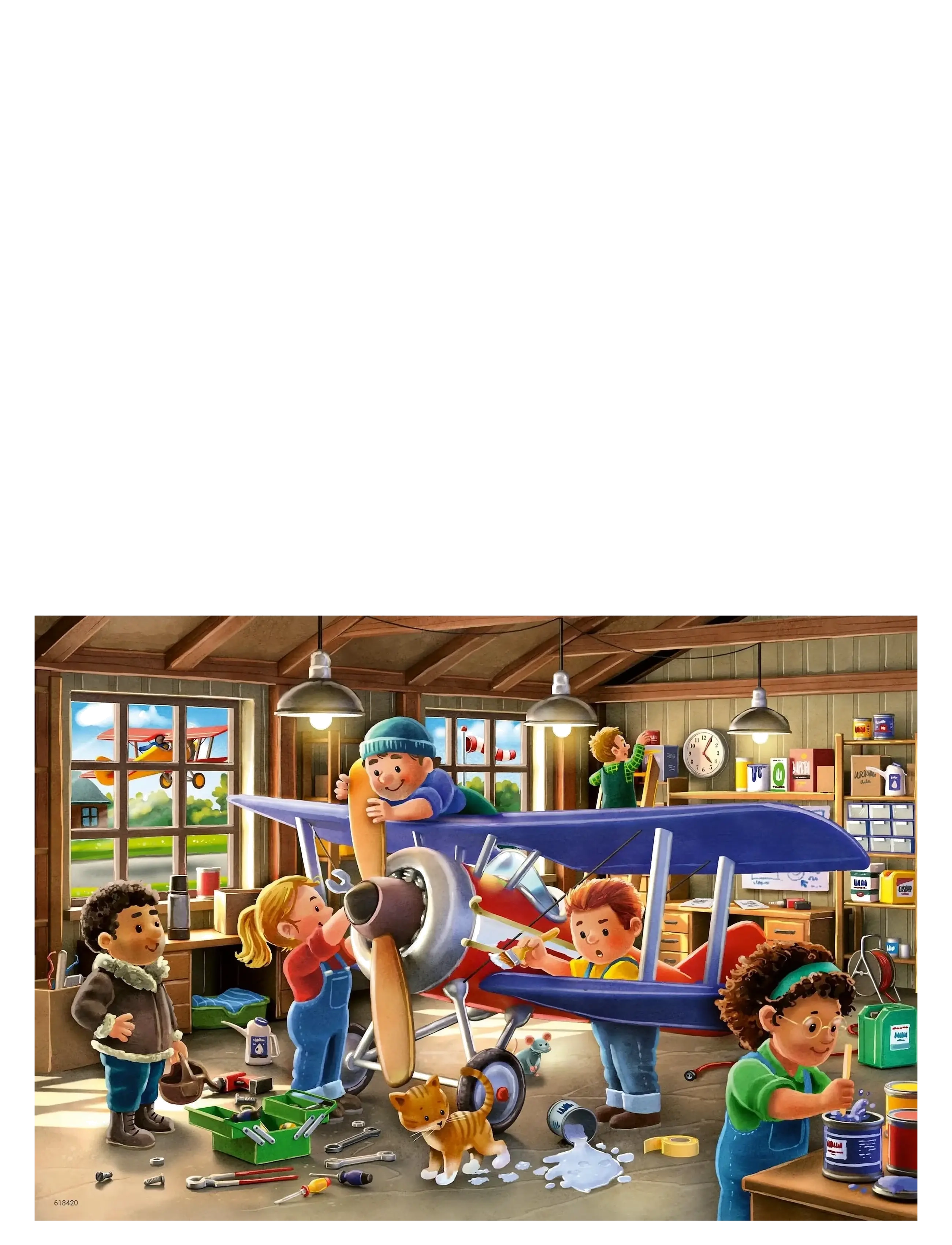Ravensburger - Airplane & Train ?Repairs 2x24p - klassiset palapelit - multi coloured - 1
