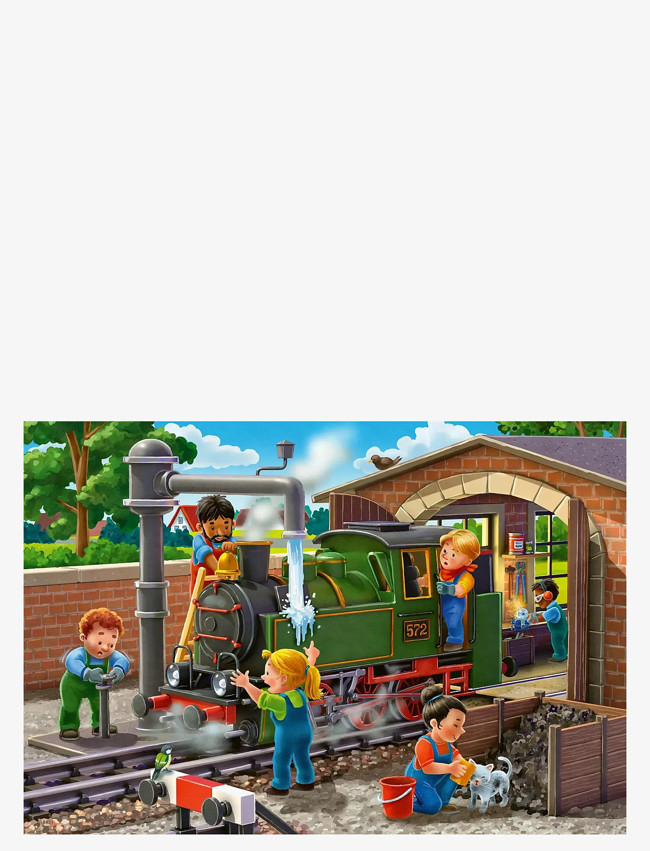 Ravensburger - Airplane & Train ?Repairs 2x24p - klassiske puslespil - multi coloured - 2