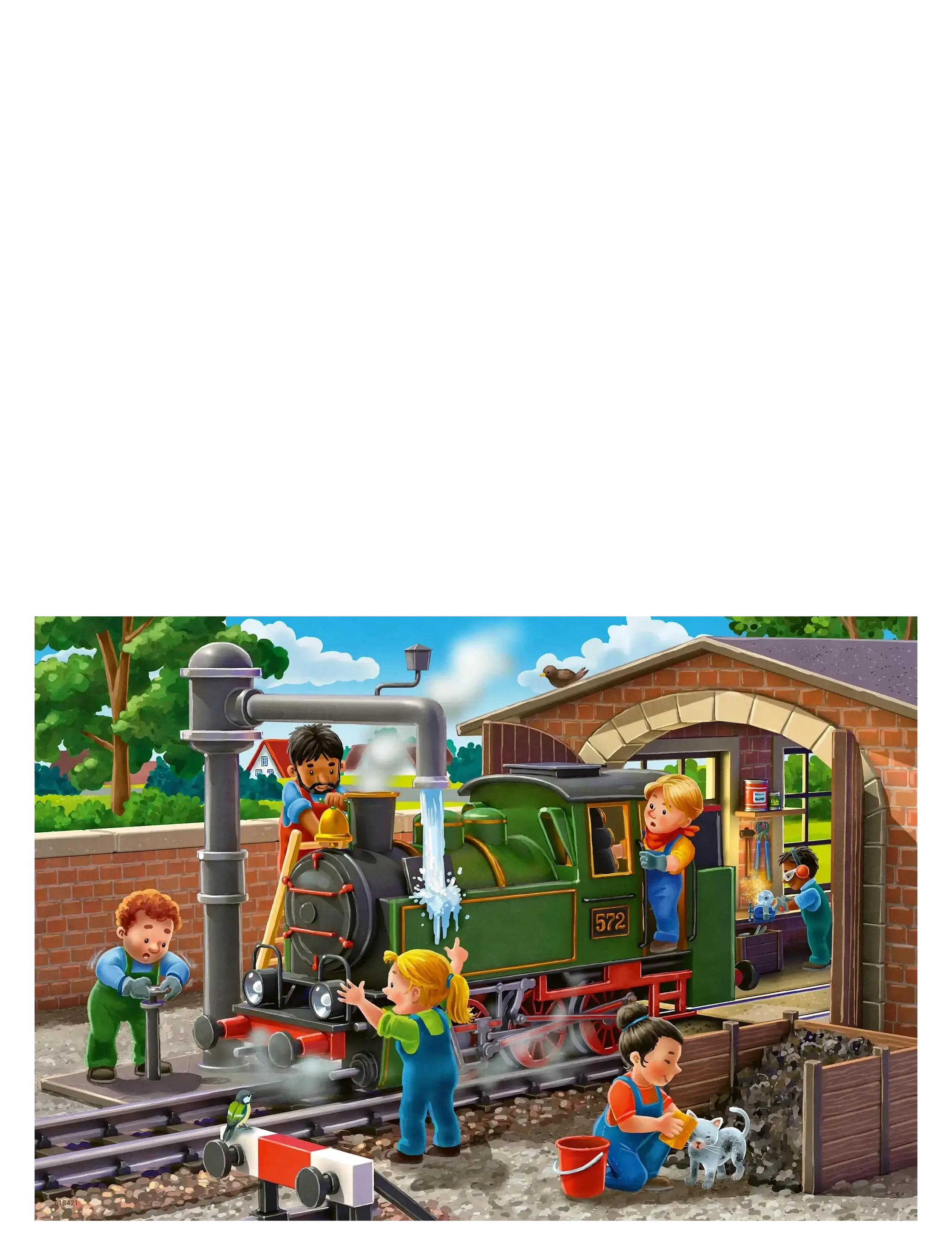 Ravensburger - Airplane & Train ?Repairs 2x24p - klassiset palapelit - multi coloured - 2