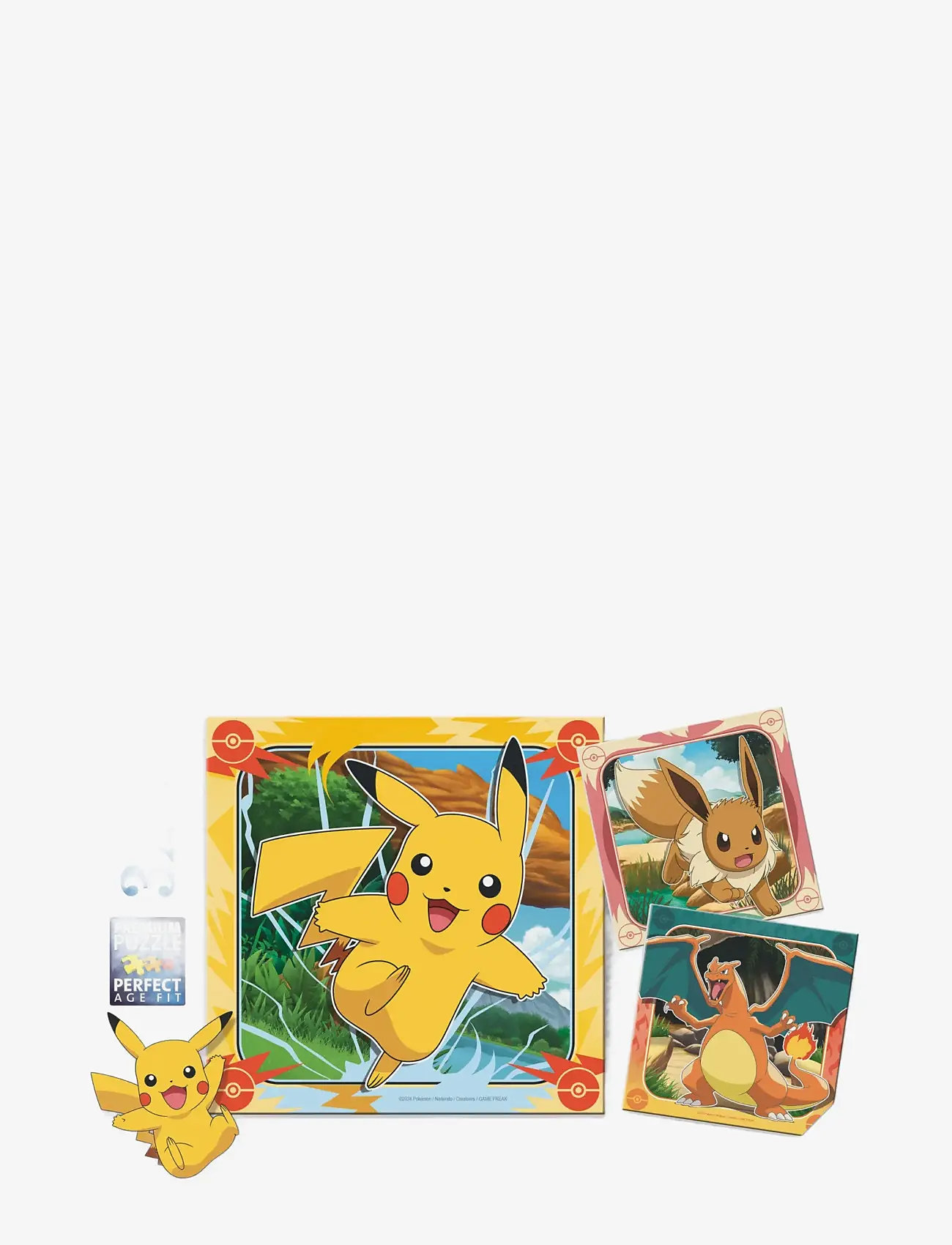 Ravensburger - Pokémon 3x49p - klassísk púsl - multi coloured - 0