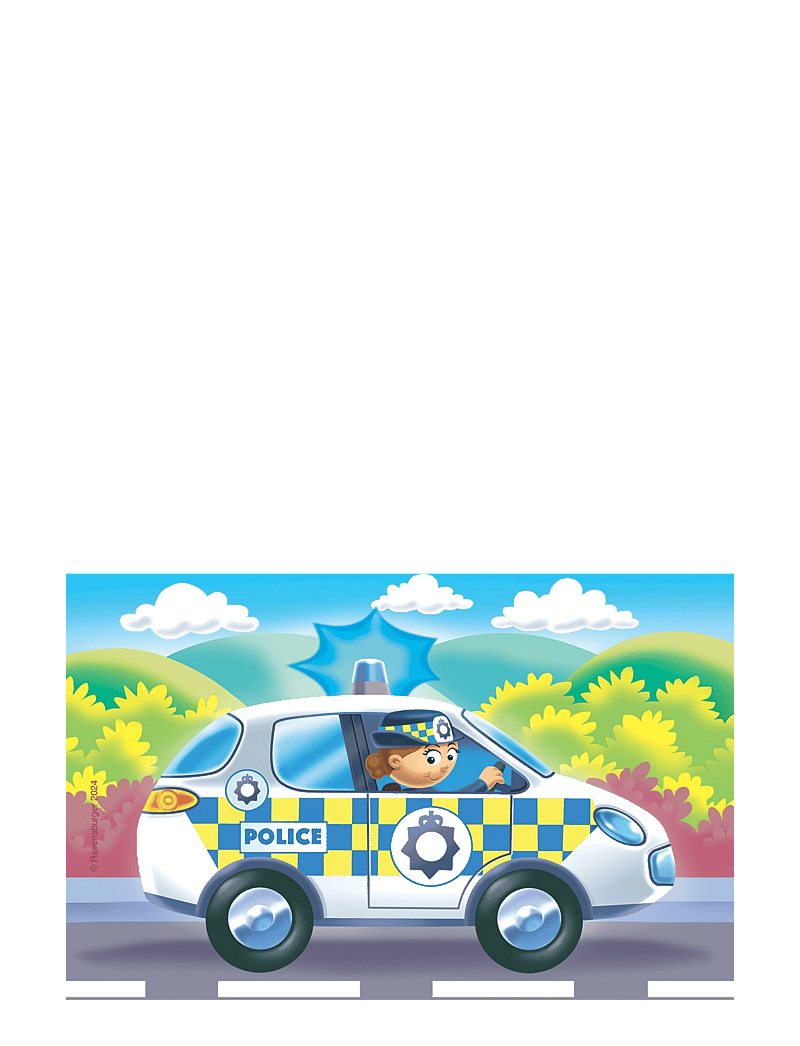 Ravensburger - Rescue vehicles 2/3/4/5p - klassísk púsl - multi coloured - 2