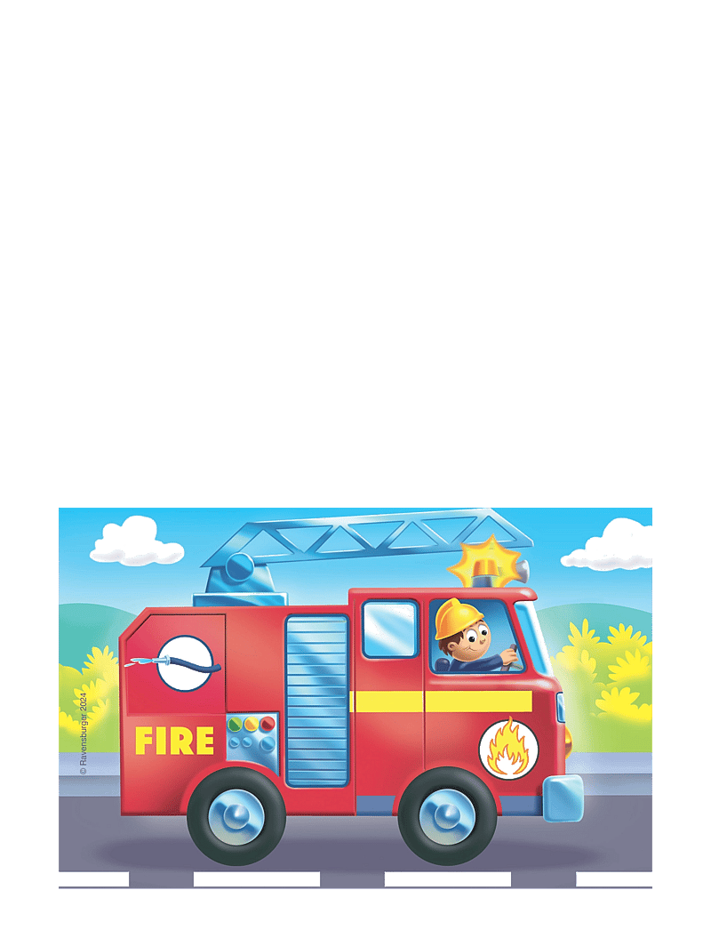 Ravensburger - Rescue vehicles 2/3/4/5p - klassísk púsl - multi coloured - 3
