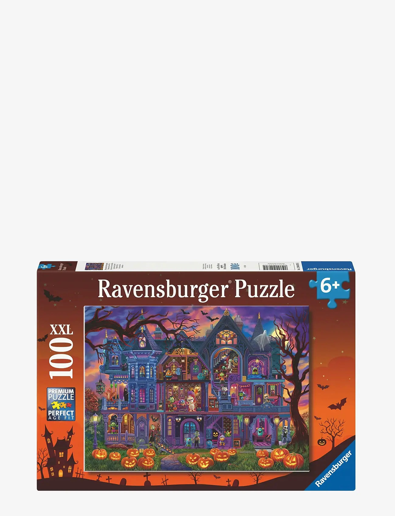 Ravensburger - Fest i monsterhuset 100p - klassiske puslespill - multi coloured - 0