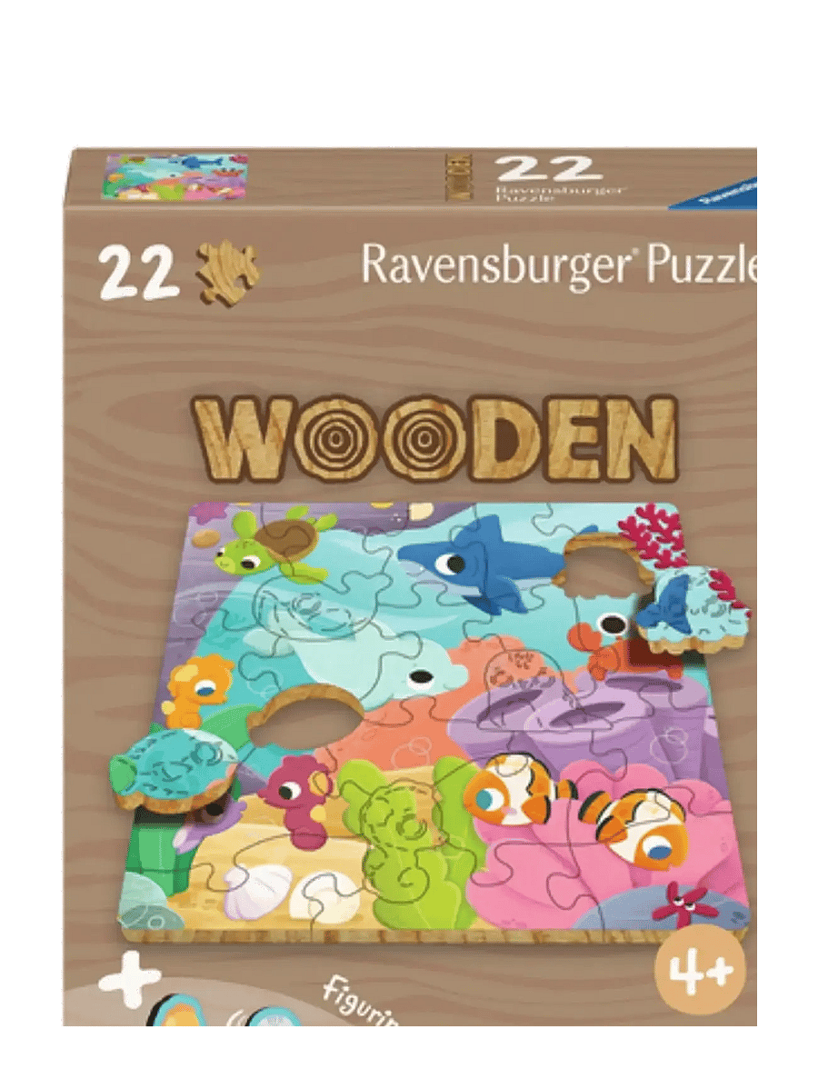 Ravensburger - WOODEN Underwater 22p - trépúsl - multi coloured - 0