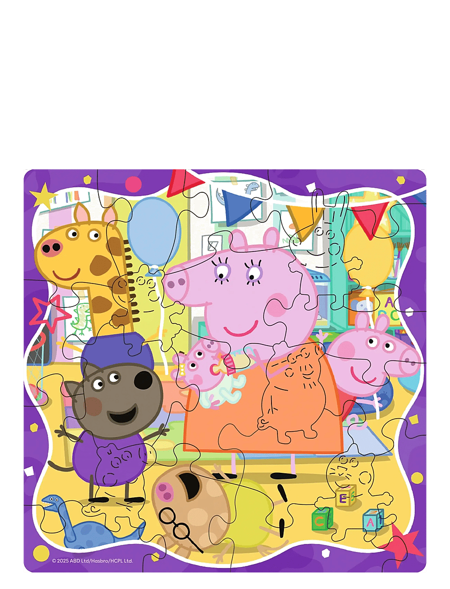 Ravensburger - WOODEN Peppa Gris 22p - puslespill i tre - multi coloured - 1