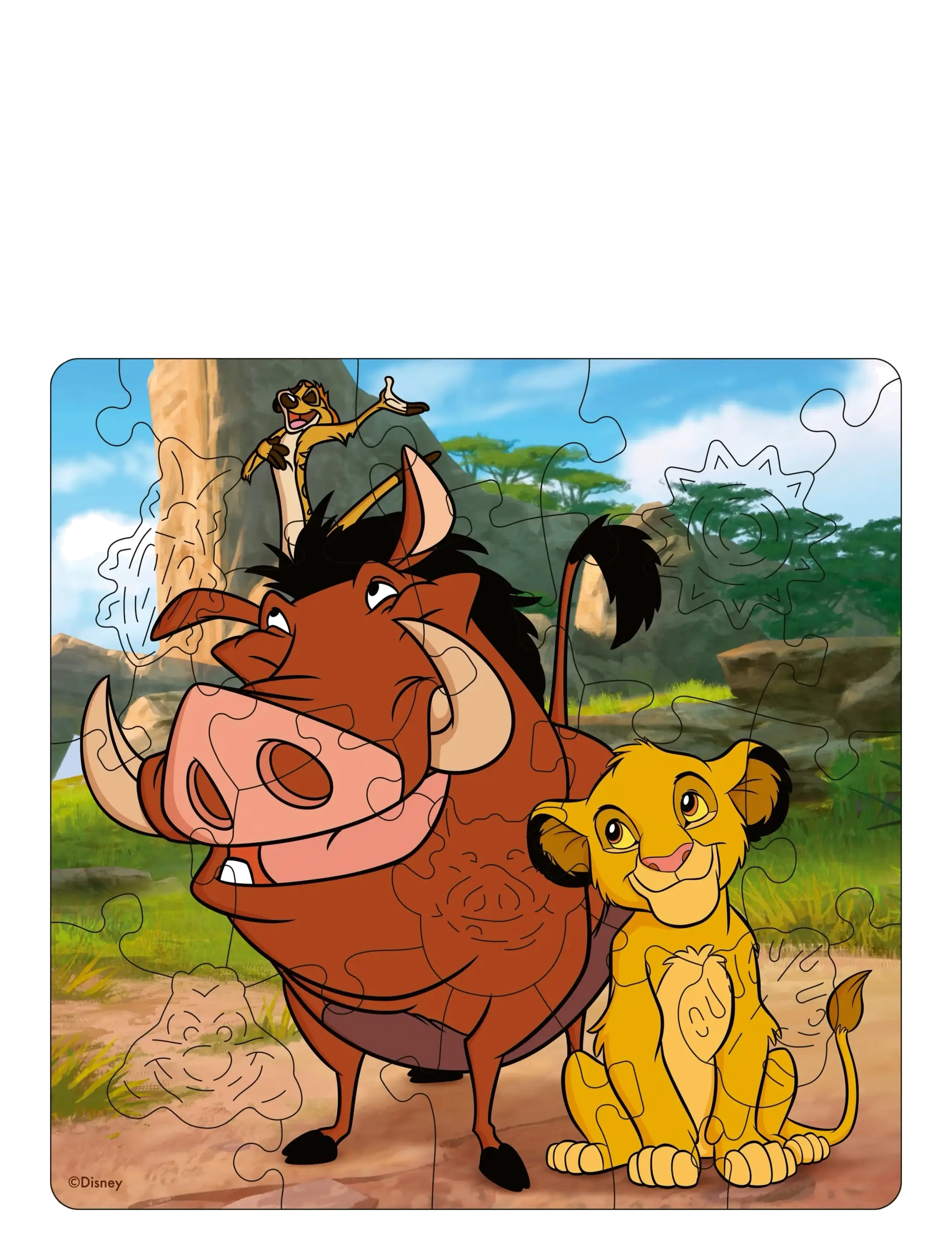 Ravensburger - WOODEN Disney 22p - multi coloured - 1
